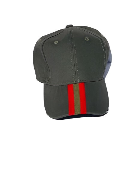 Olive Red/Olive/Red Boardwalk Baseball Cap - FINAL SALE