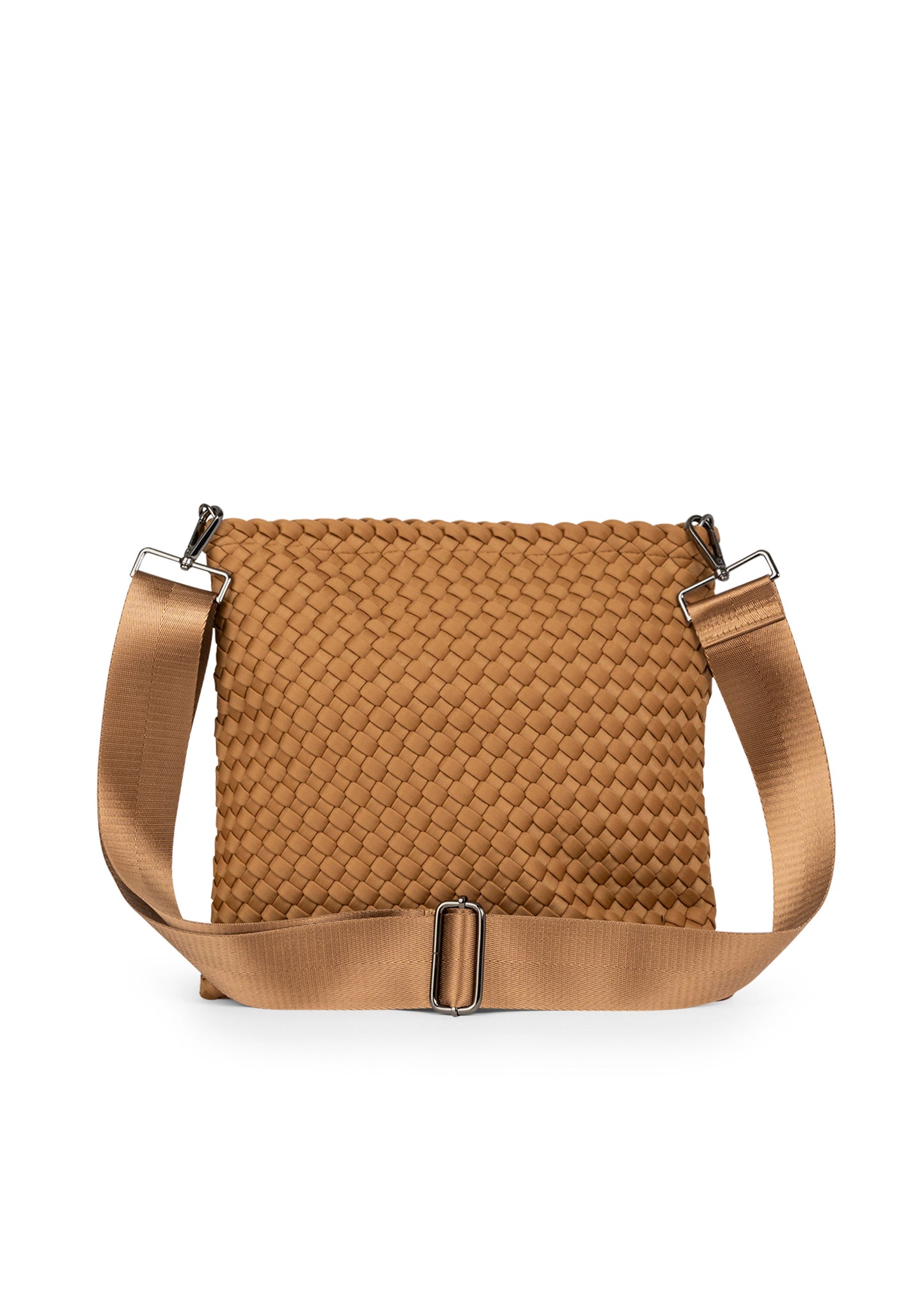 Val Camel Convertible Woven Crossbody PRE ORDER SHIP 2/15