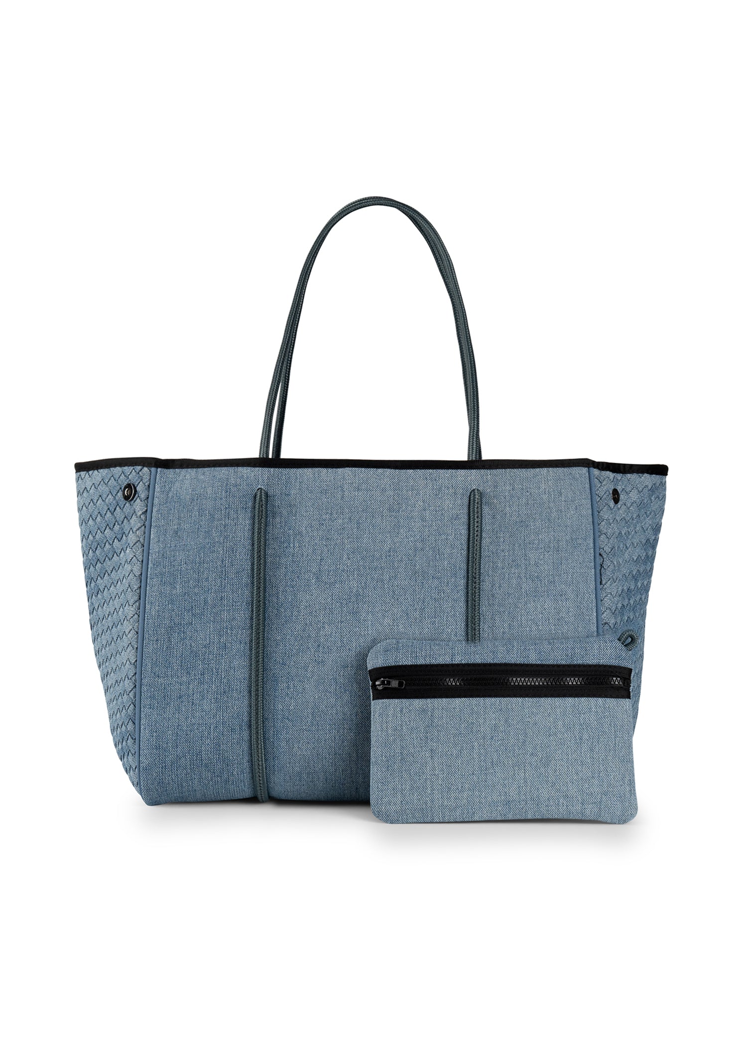 Greyson Montreal Denim Tote with Monogram