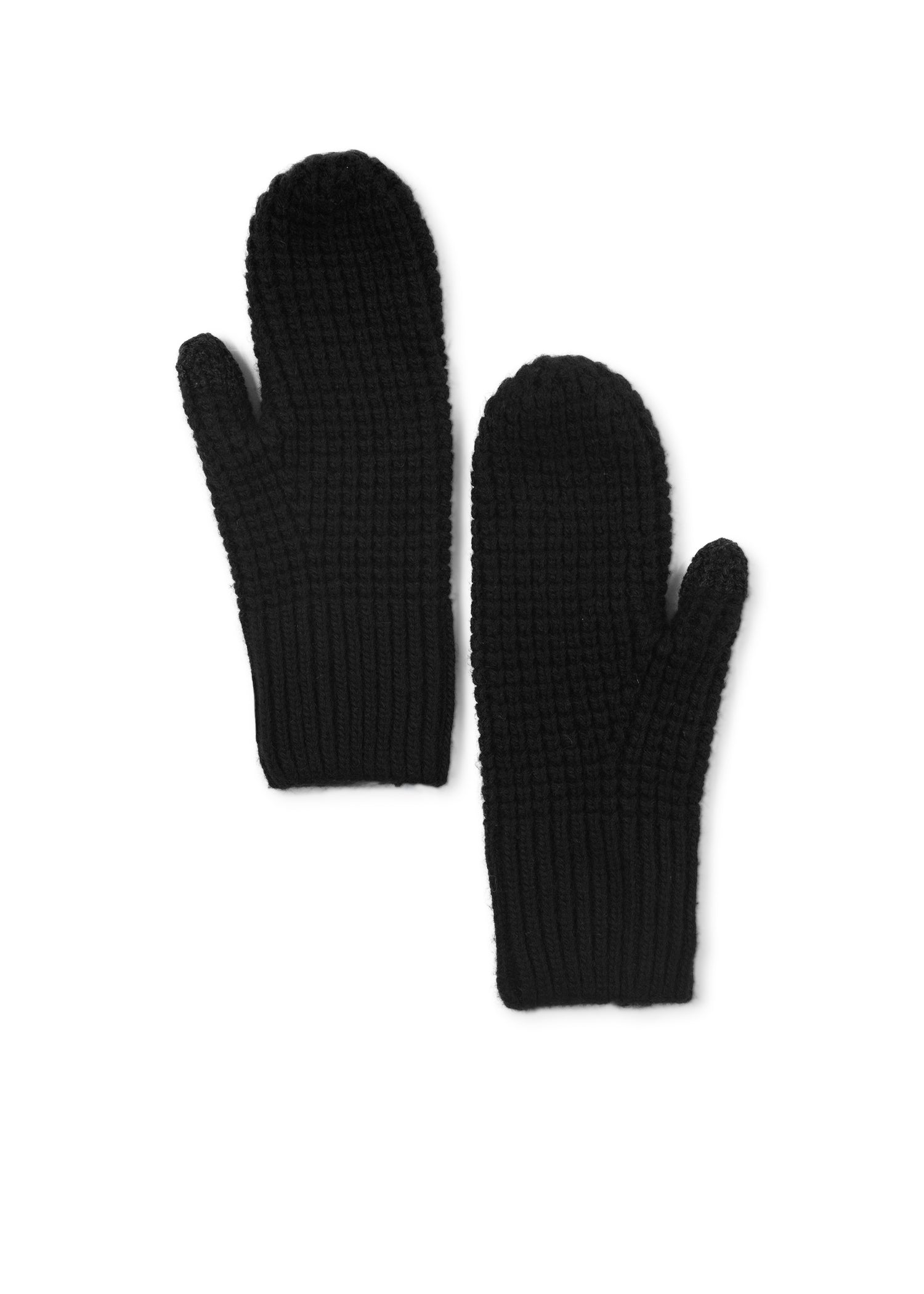 Waffle Slope Touch Mitten A