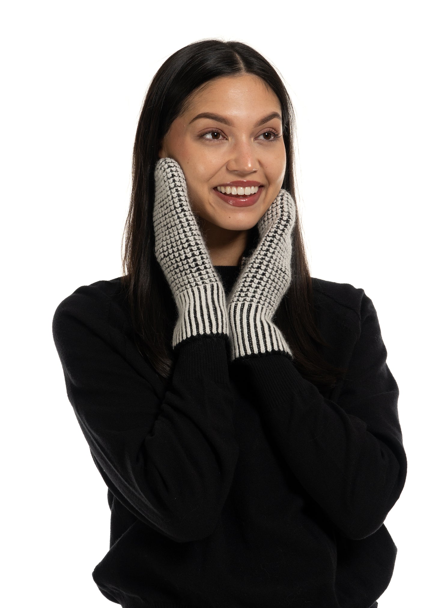 Waffle Slope Touch Mitten B - FINAL SALE
