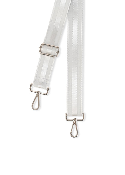 Casey Silver Tonal Handbag Strap