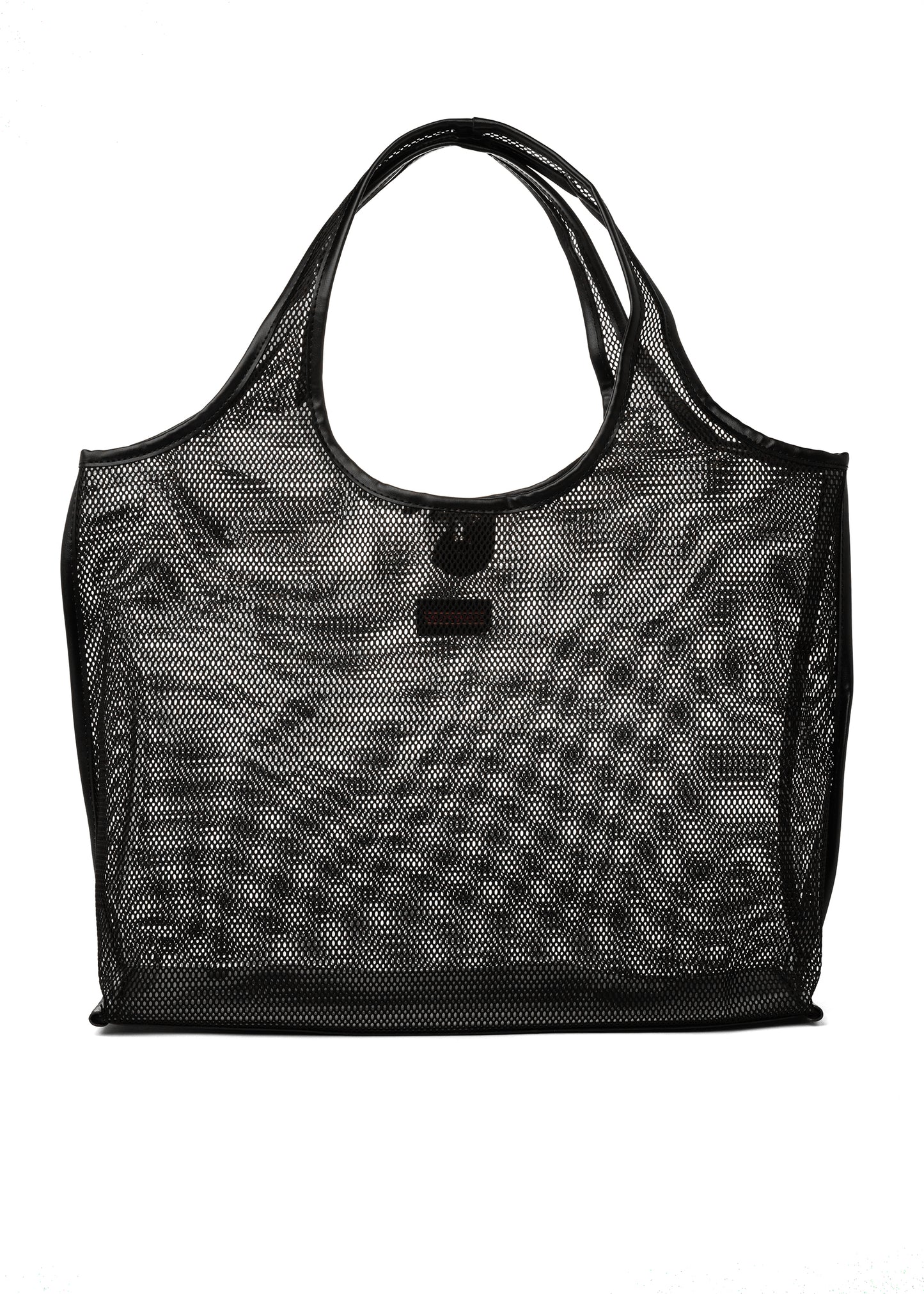 Roxy Black Mesh Tote