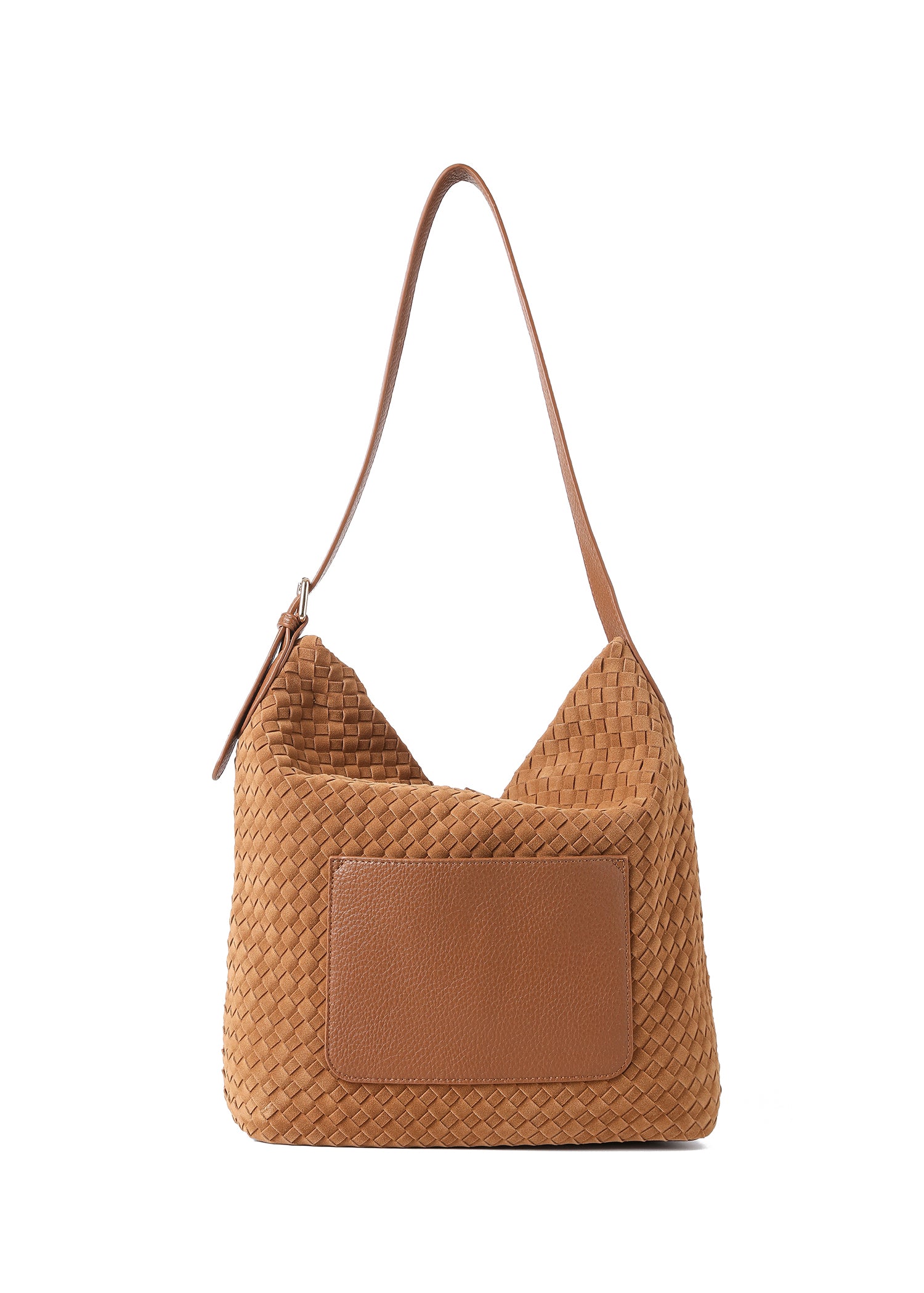 Sandy Woven Saddle Shoulder Bag