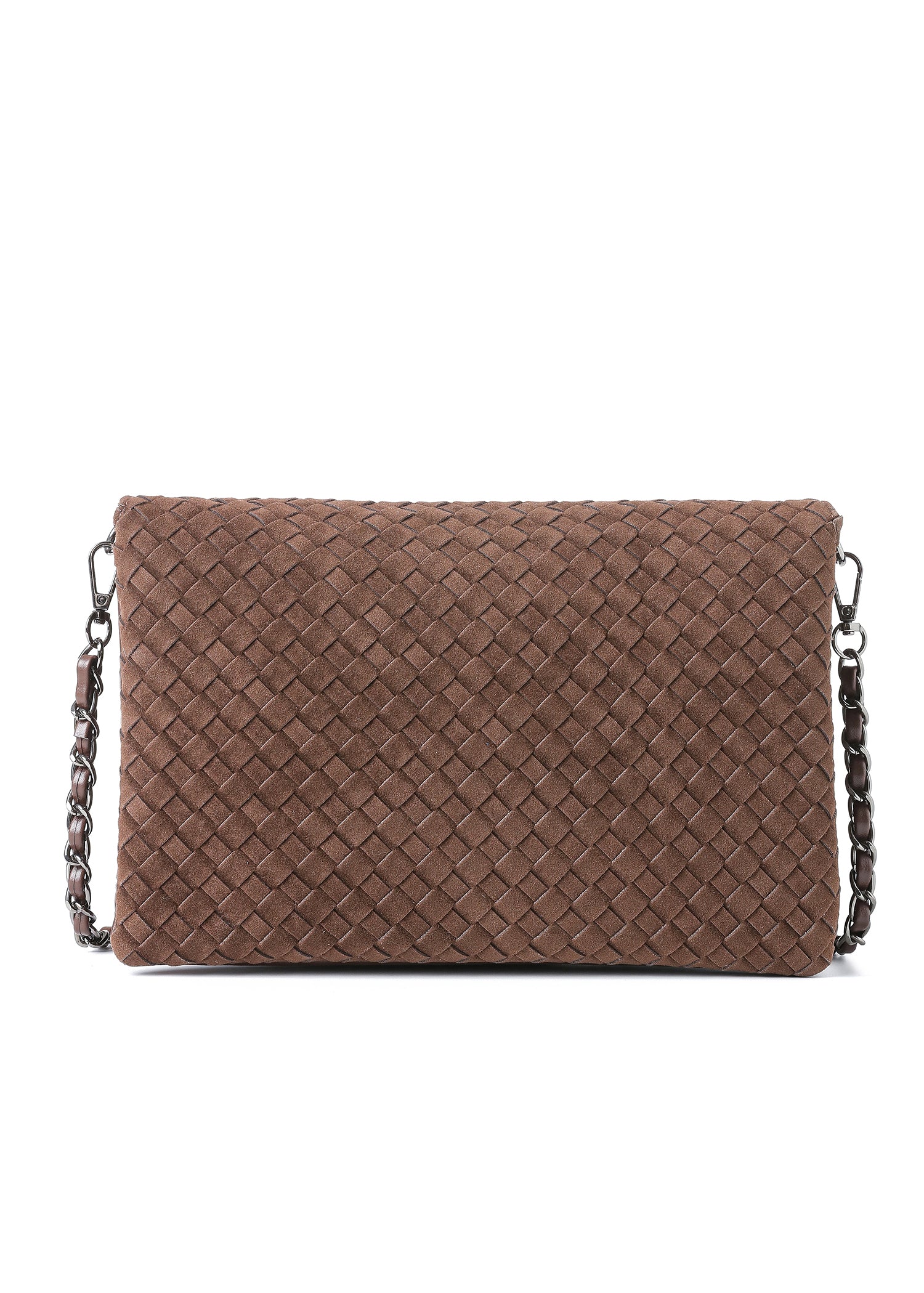 Lexi Woven Chocolate Crossbody PRE-ORDER SHIP 12/1