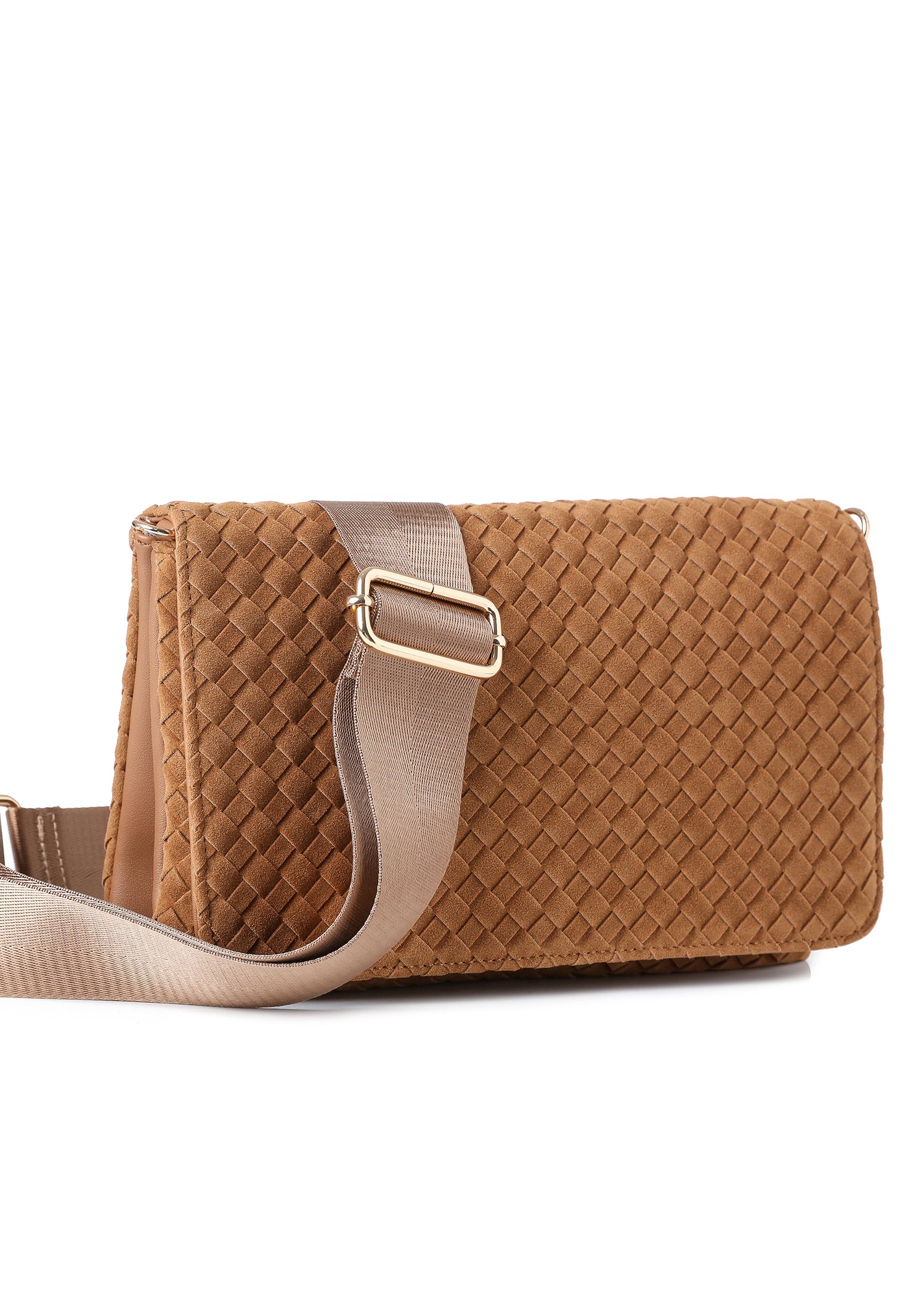 Lexi Woven Saddle Crossbody