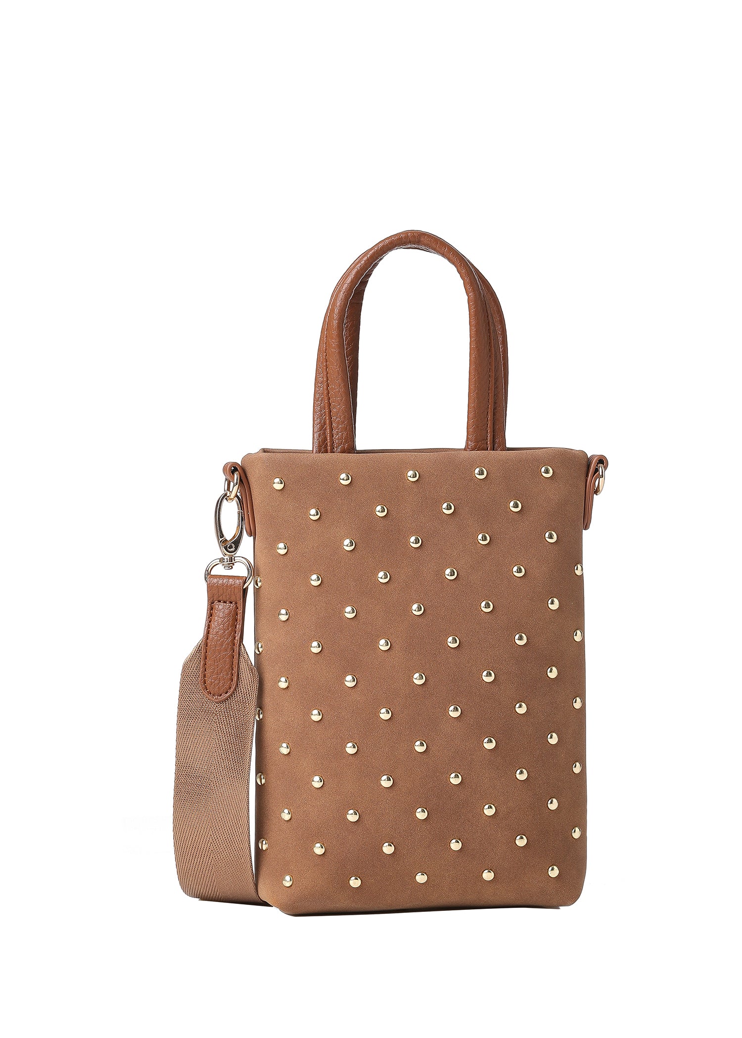 Mila Saddle Studded Suede Phone Crossbody Bag PRE-ORDER SHIPS 9/15
