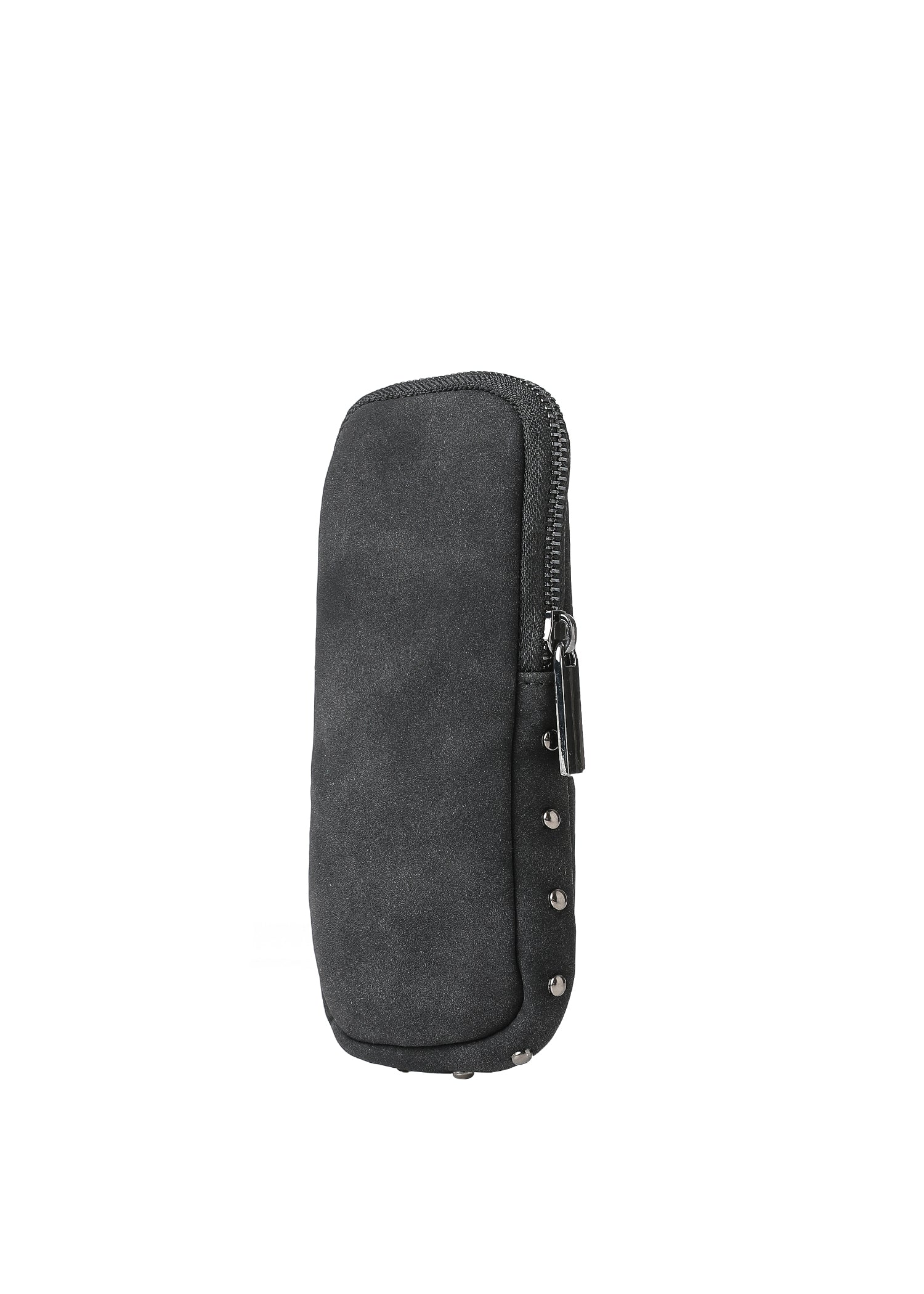 Ev Black Studded Suede Glasses Case