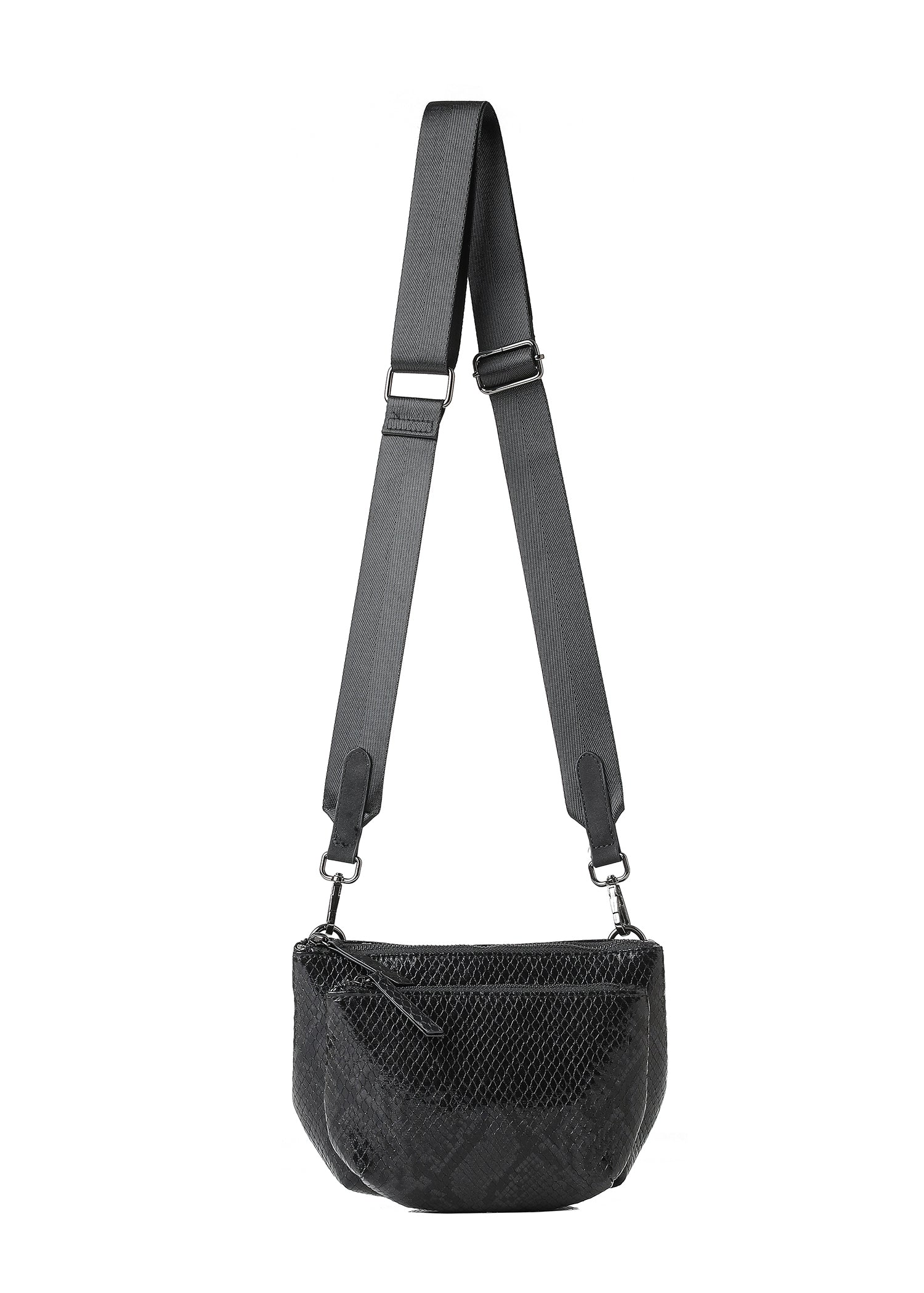 Devon Black Python Convertible Crossbody PRE-ORDER SHIPS 9/15