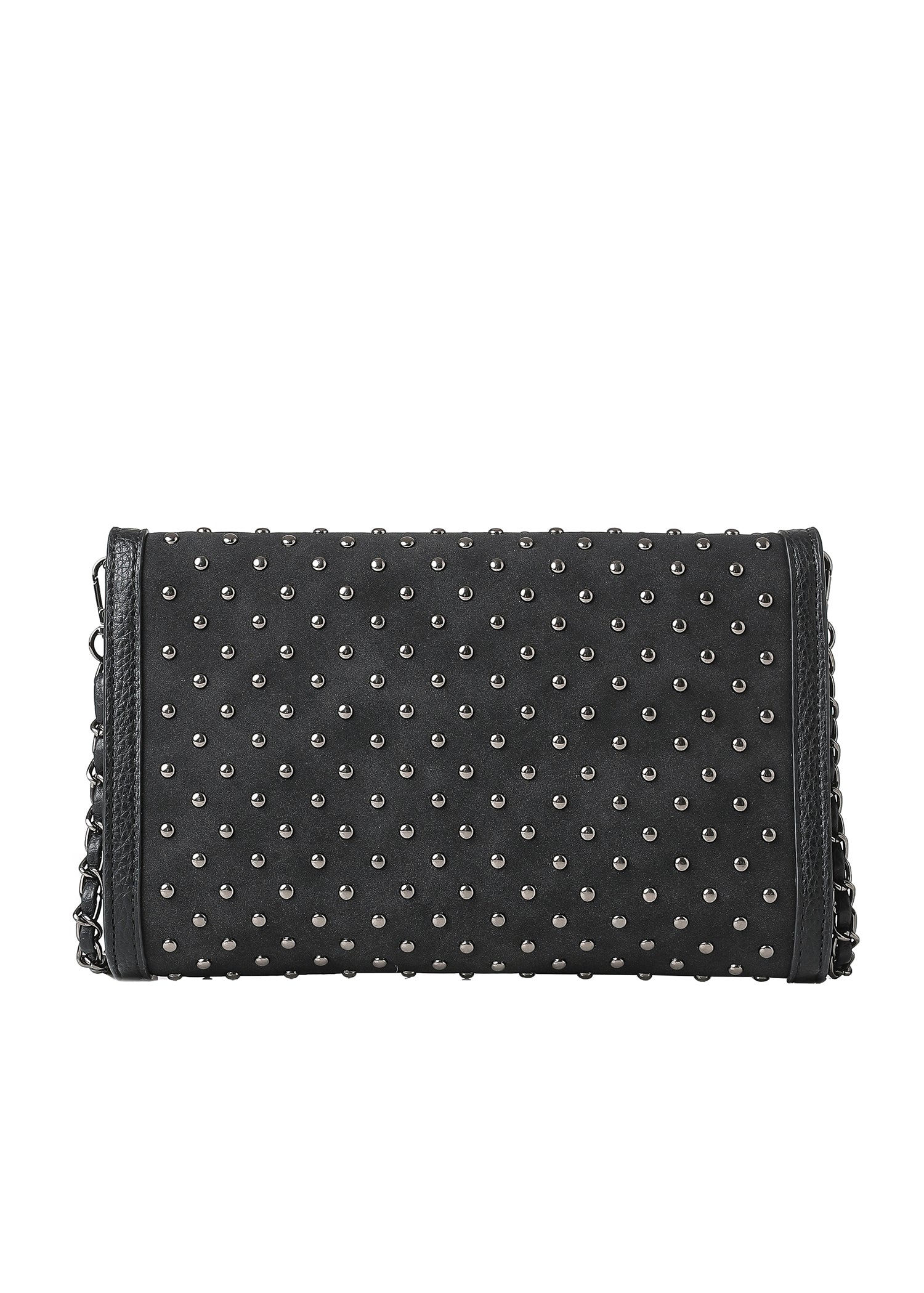 Beth Black Studded Clutch PRE-ORDER SHIPS 9/15