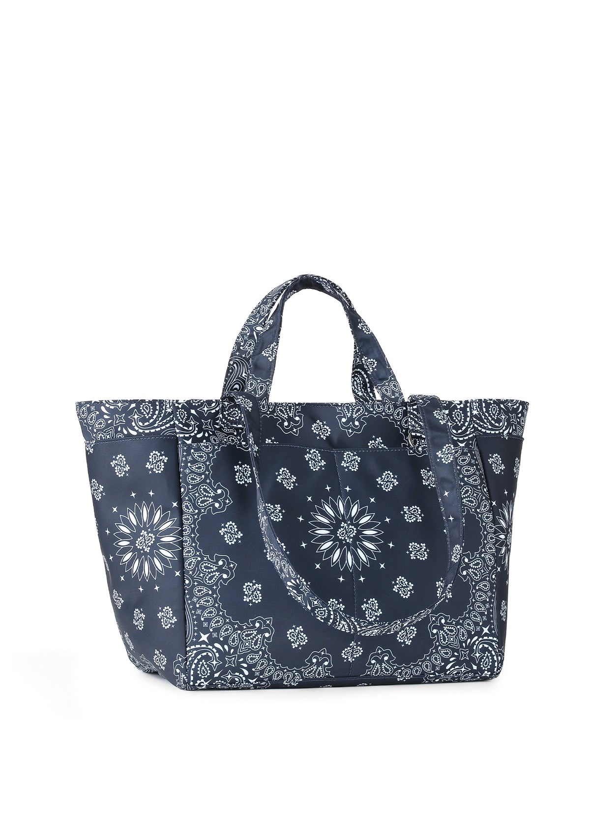 Hayden Navy Bandana Tote