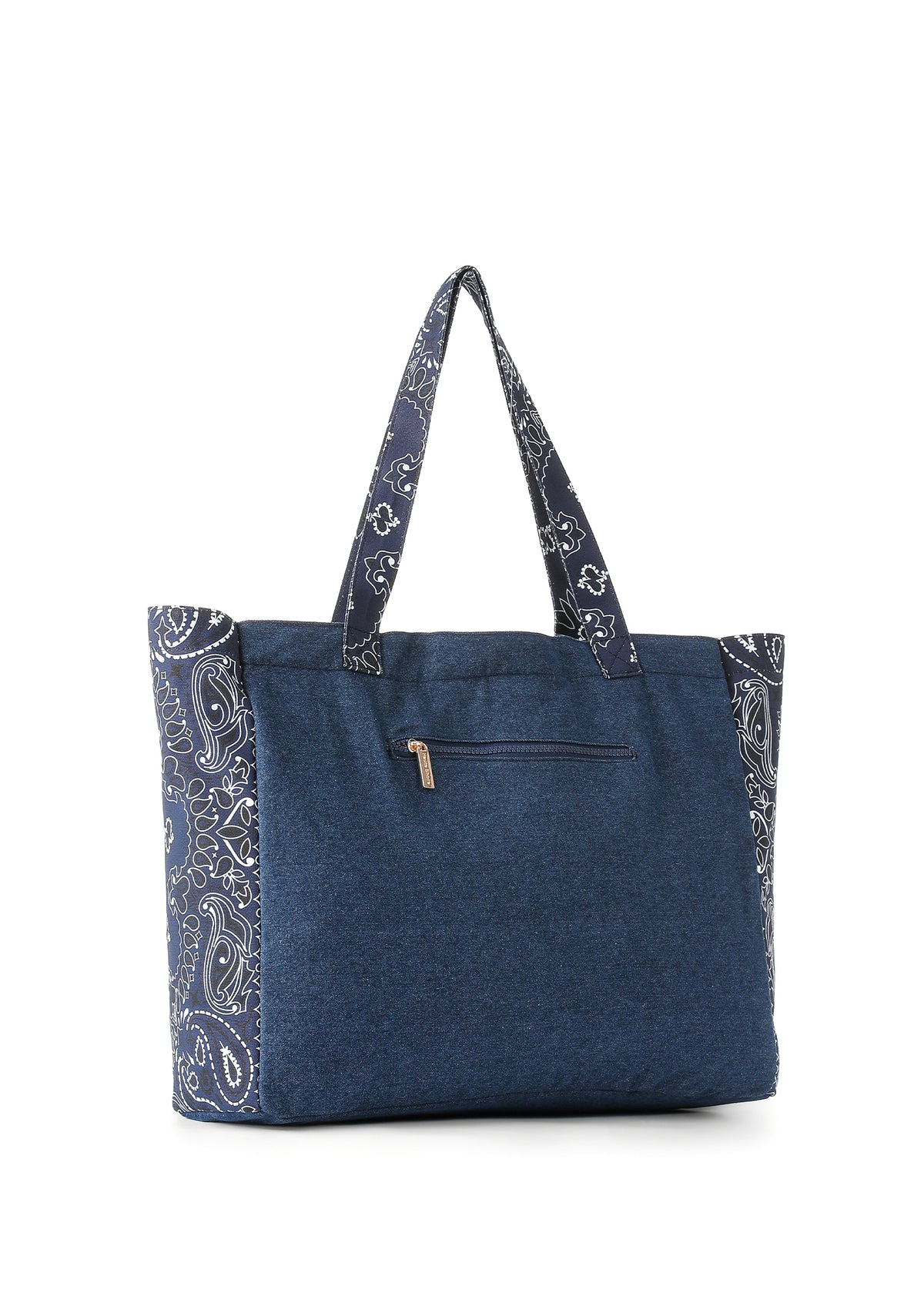 Bailey Denim/Navy Bandana Tote