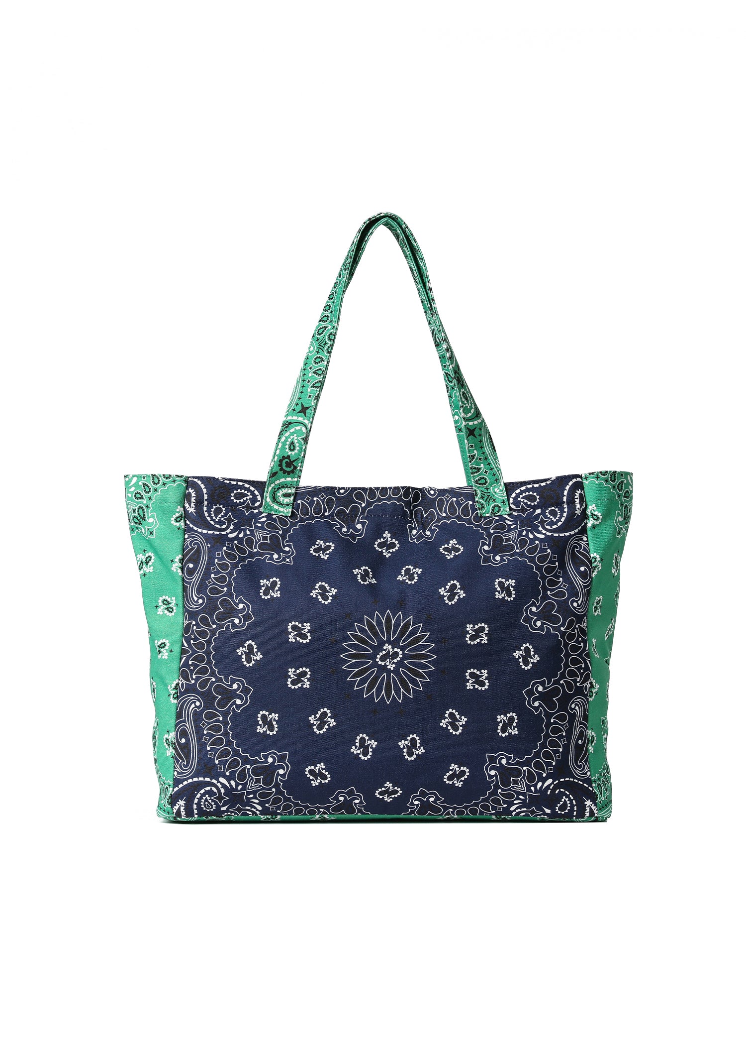 Bailey Navy/Green Bandana Tote PRE-ORDER SHIPS 5/5