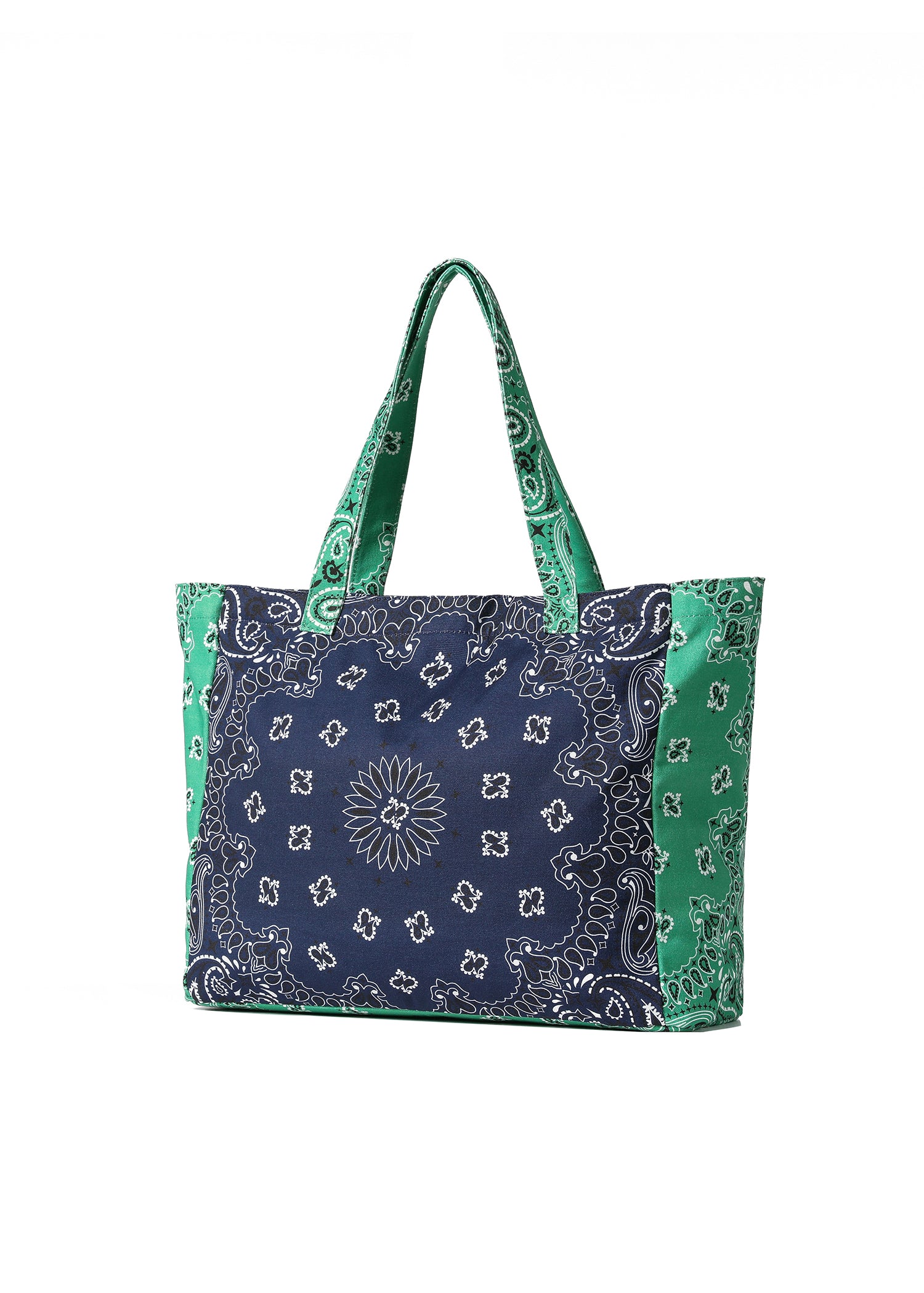 Bailey Navy/Green Bandana Tote PRE-ORDER SHIPS 5/5
