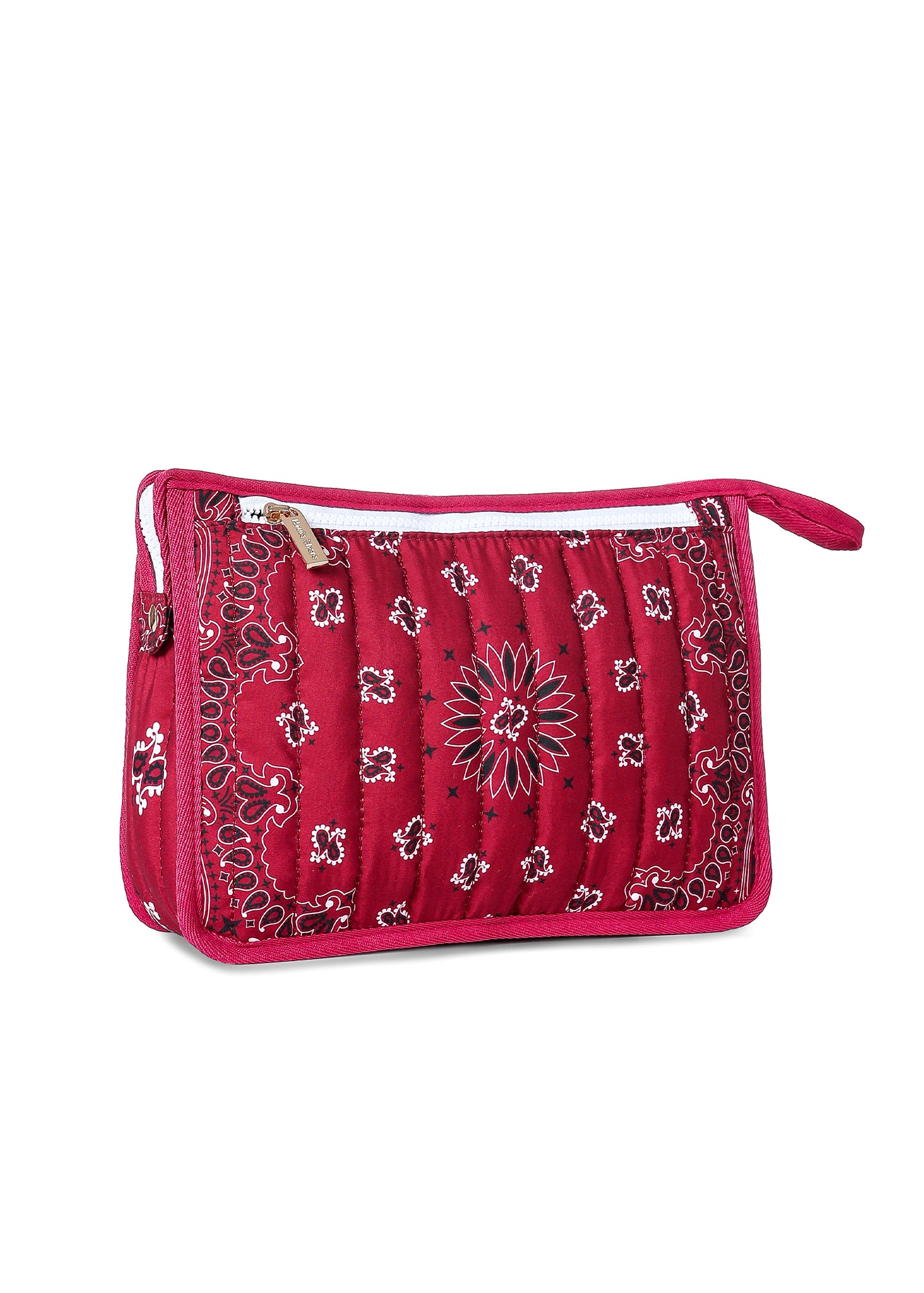 Beau Crimson/White Bandana Pouch