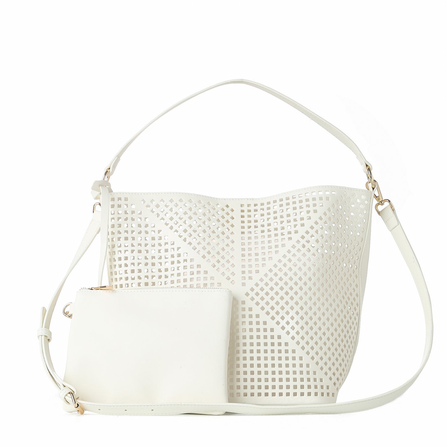 Celine Ivory Bucket Bag