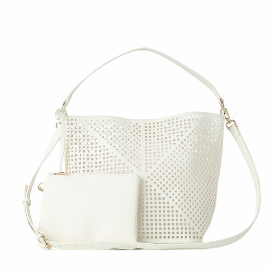 Celine Ivory Bucket Bag