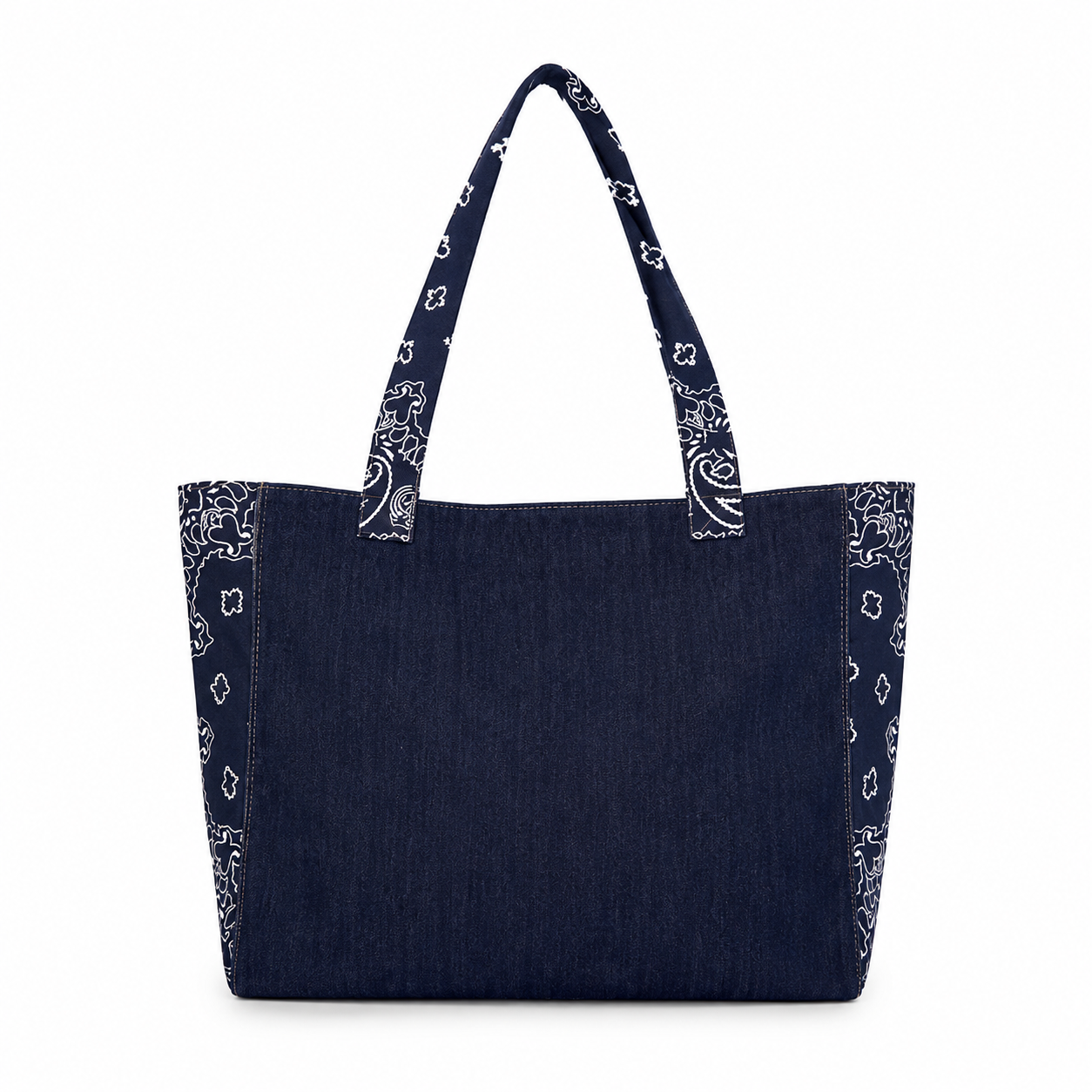 Bailey Denim/Navy Bandana Tote