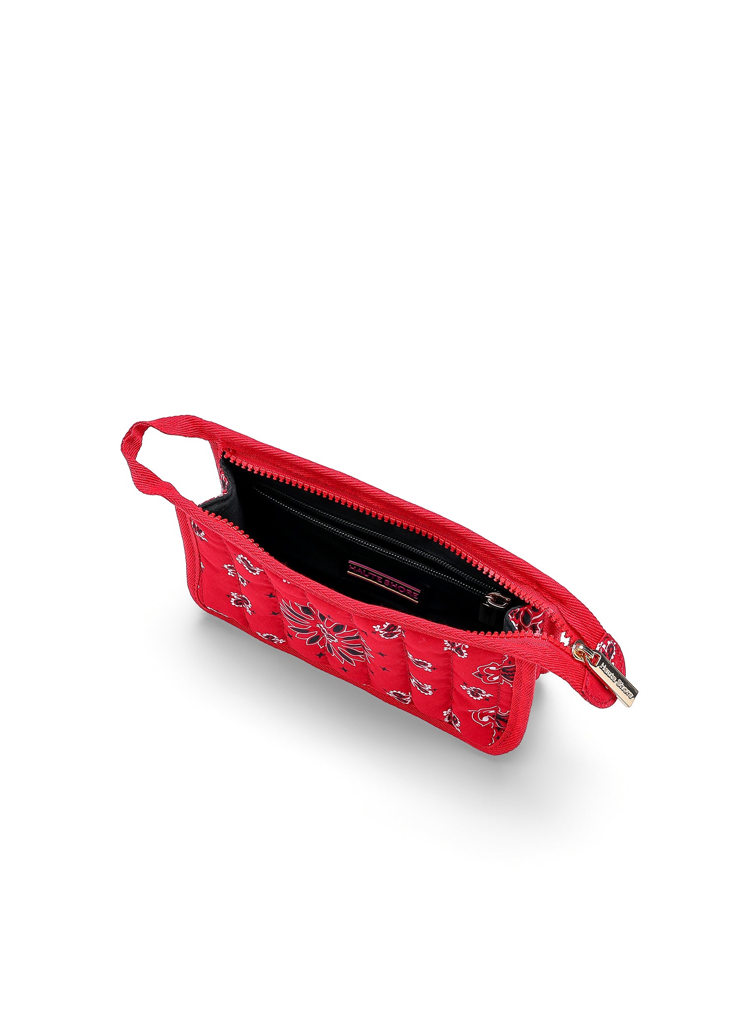 Demi Red Bandana Pouch