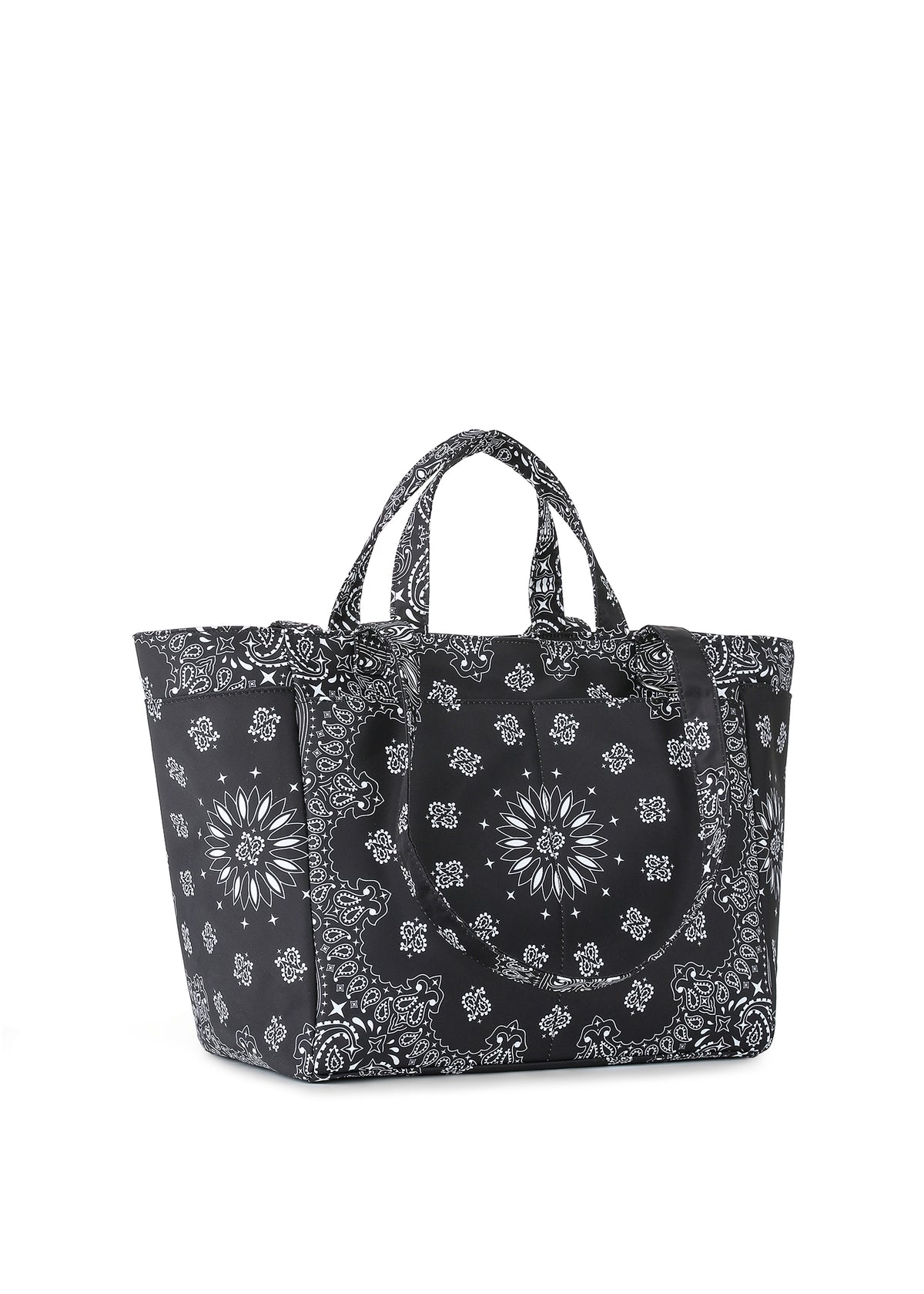 Hayden Black Bandana Tote
