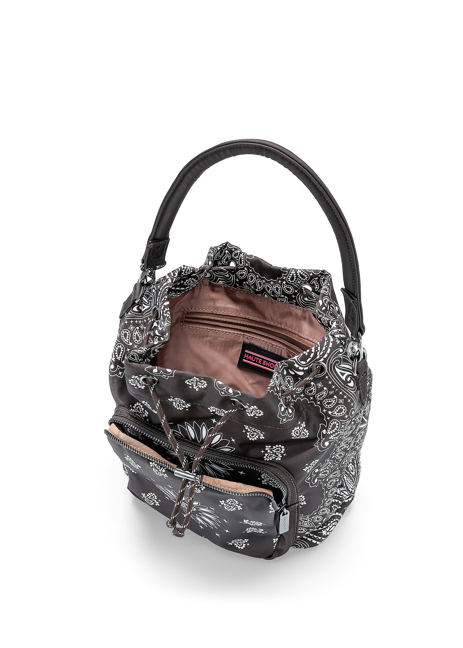 Harley Chocolate Bandana Bucket Bag