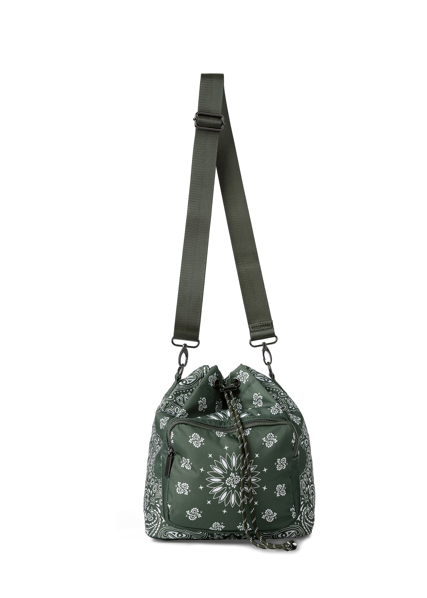 Harley Olive Bandana Bucket Bag
