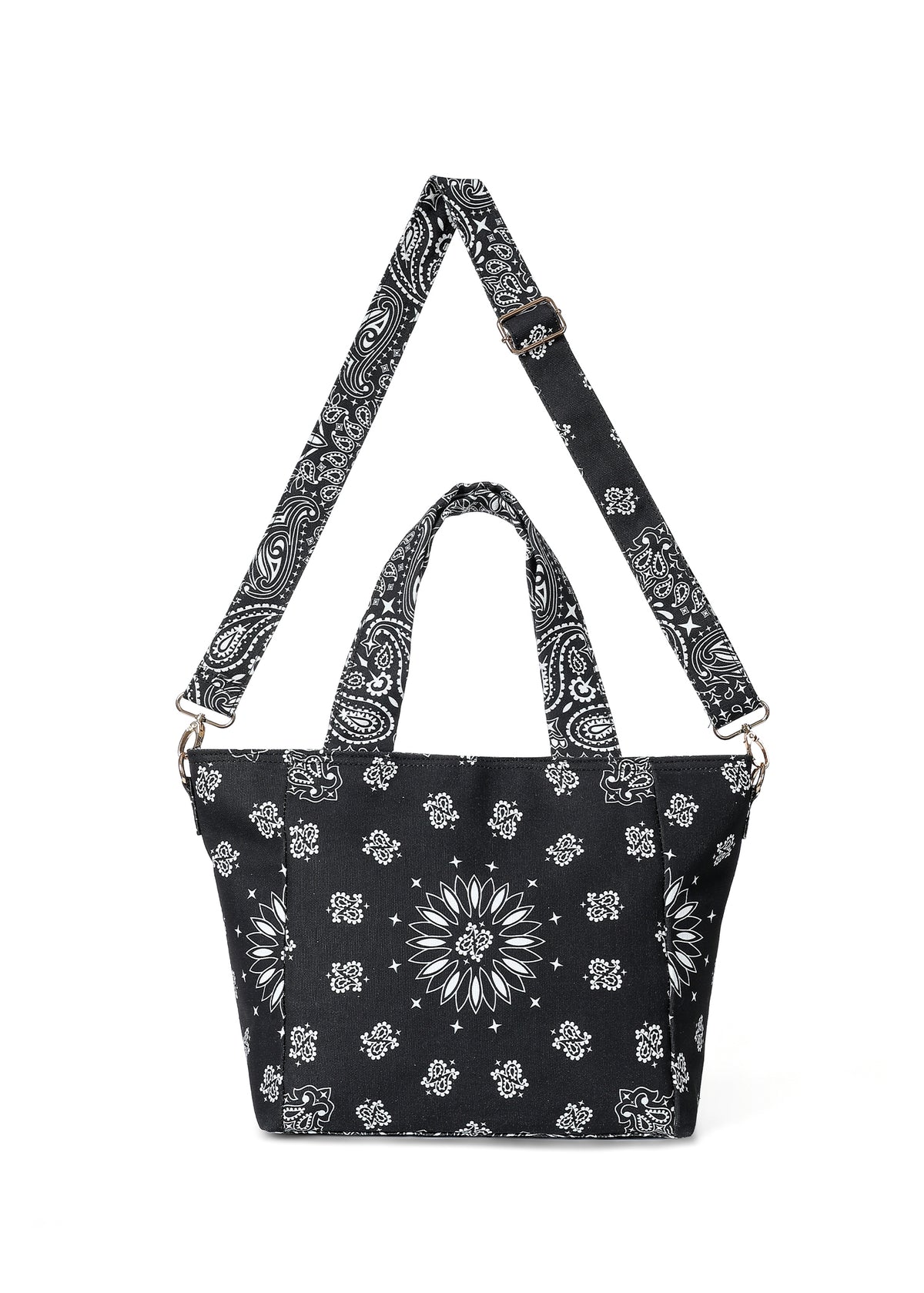 Jaime Black Bandana Tote