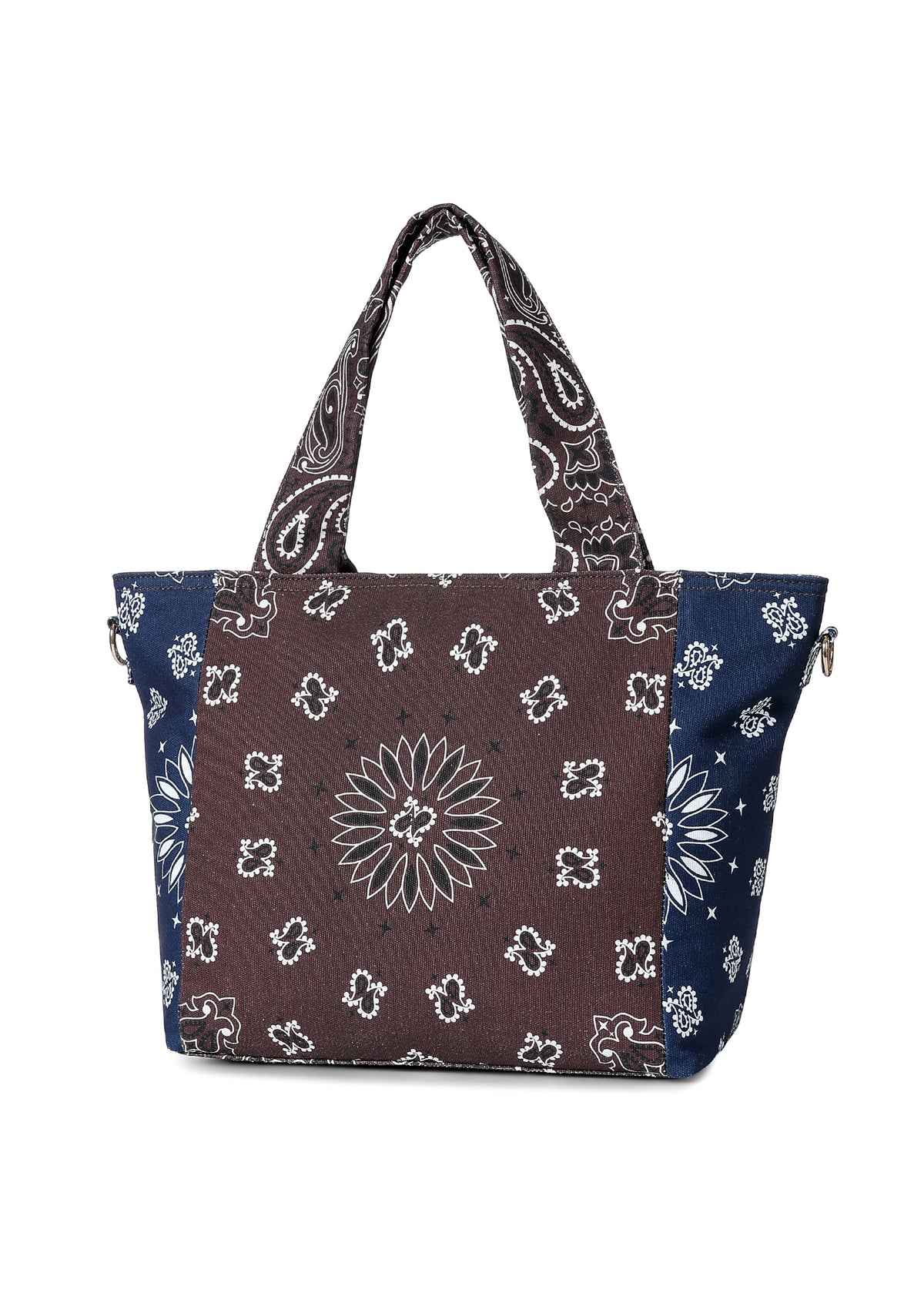 Jaime Brown/Navy Bandana Tote