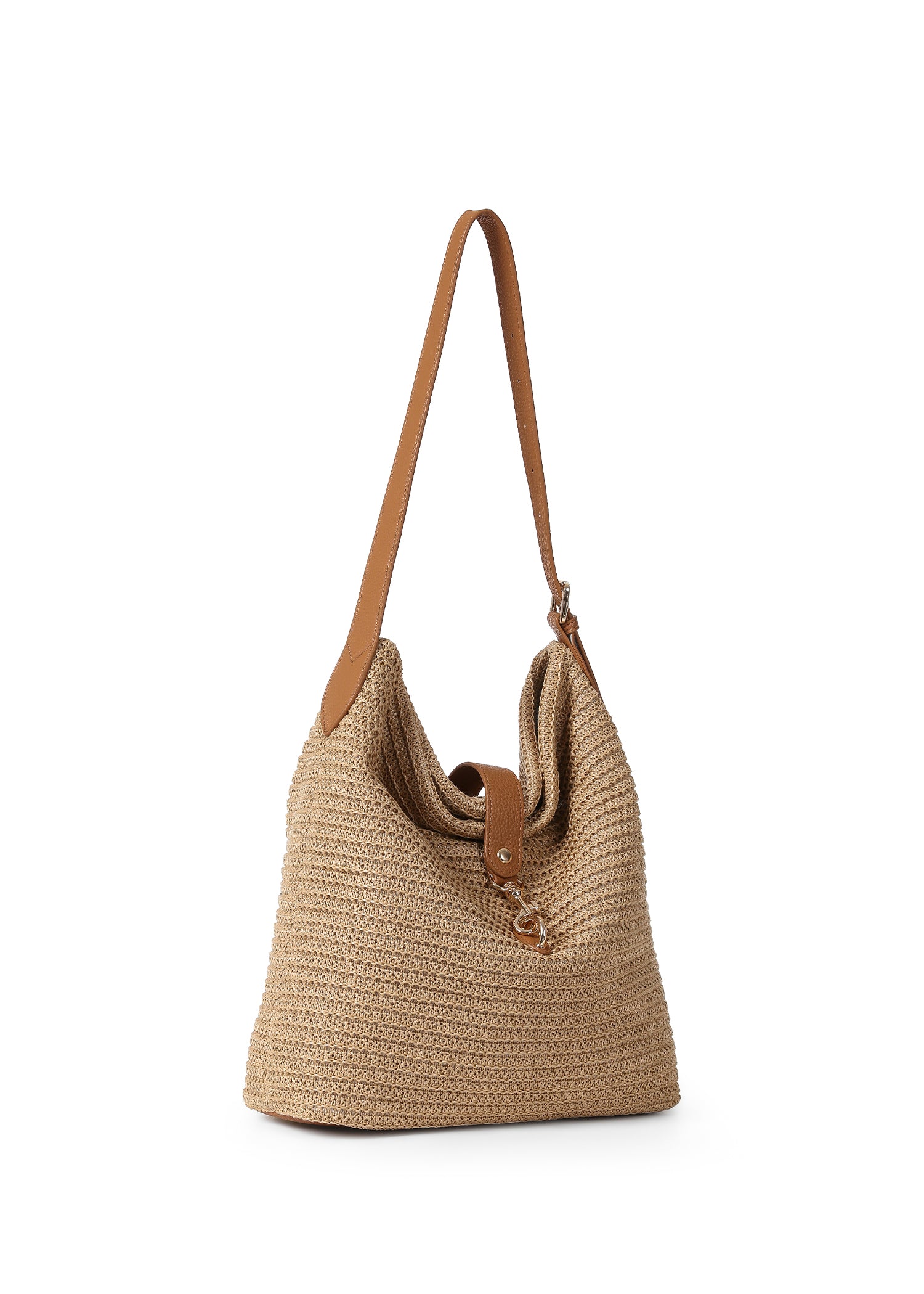 Sandy Capri Raffia Shoulder Bag
