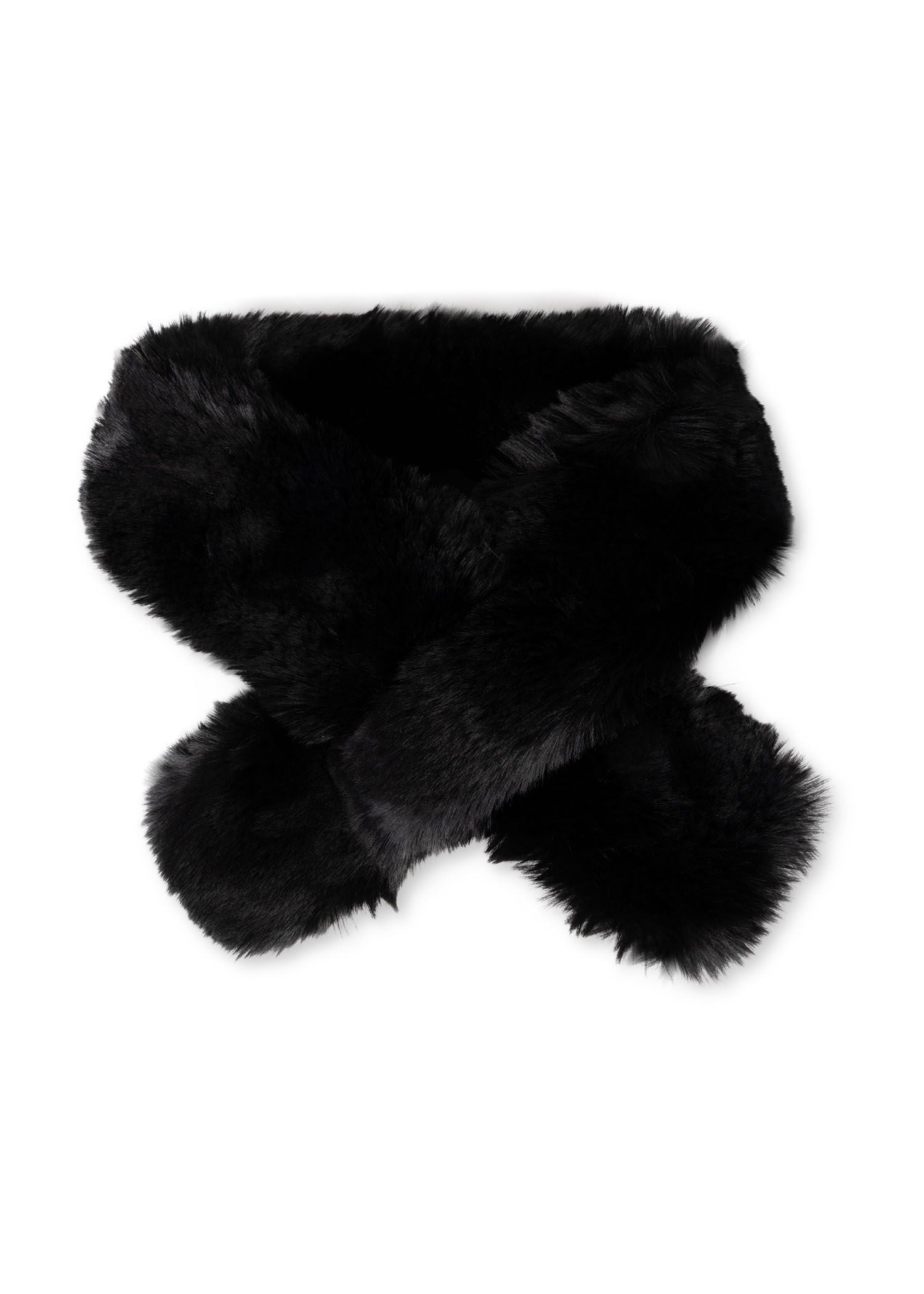Whistler Scarf Faux Fur Black - FINAL SALE