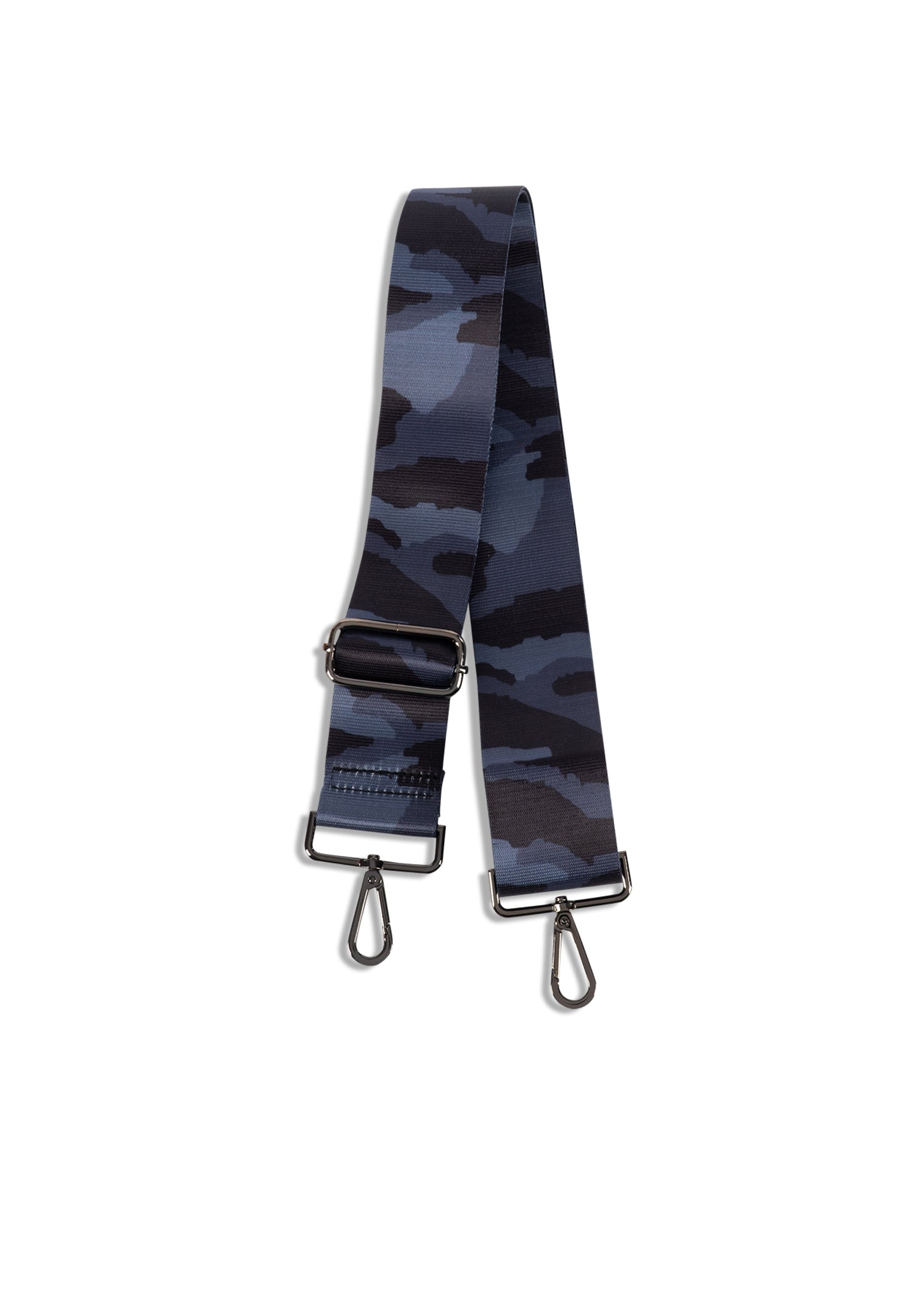 navy camo handbag strap