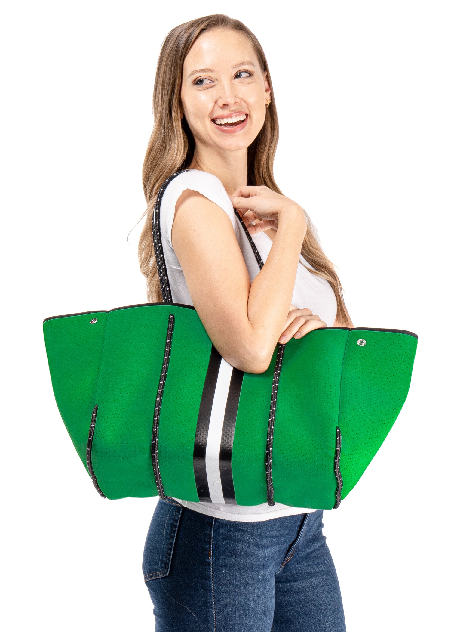 greyson mint neoprene tote