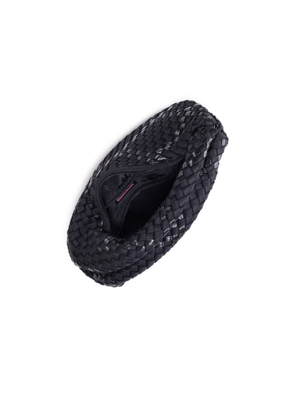 Carrie Noir Mini Woven Hobo - FINAL SALE