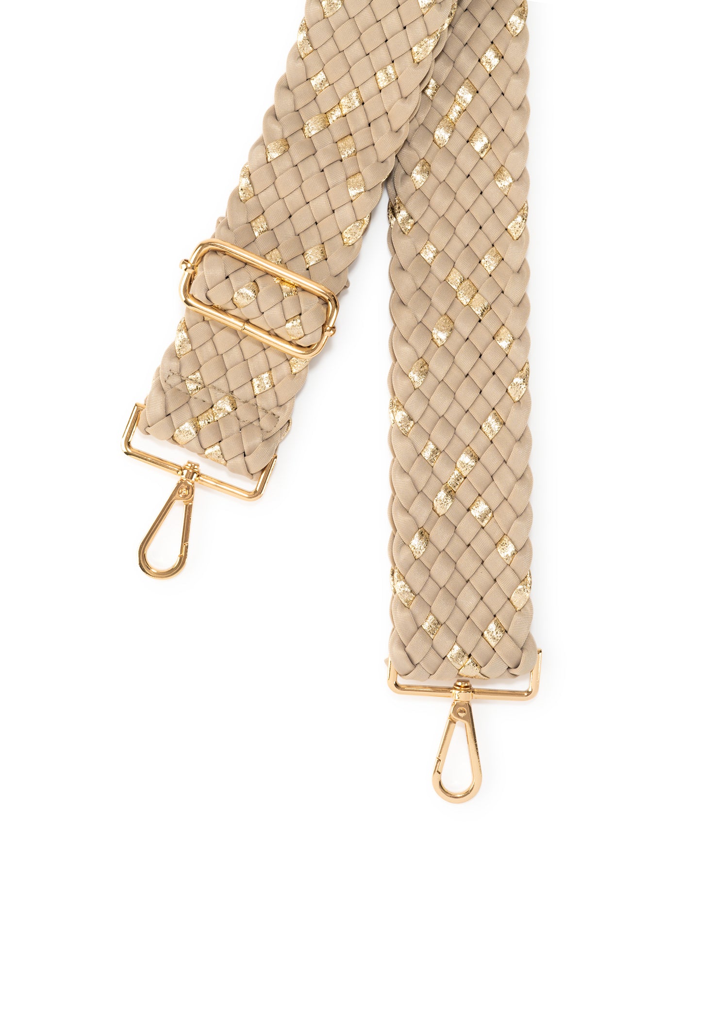 Buff Woven Handbag Strap