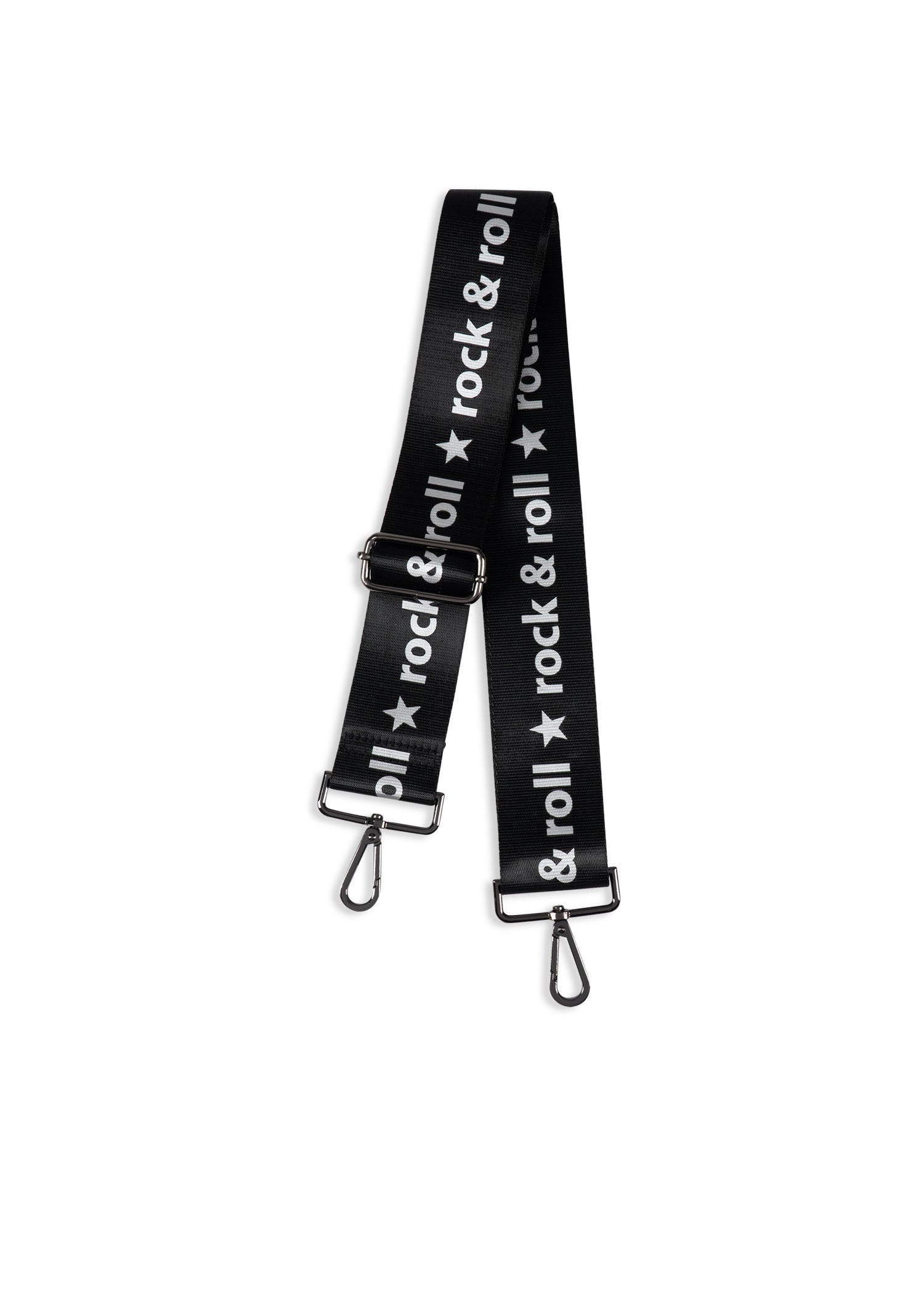 rock & roll silver star handbag strap