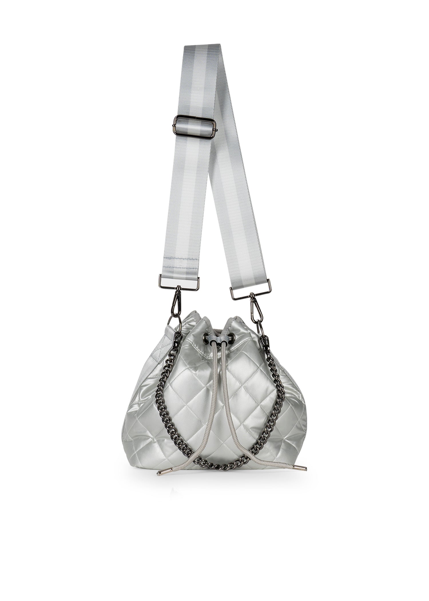 lindsey vapor puffer bucket bag