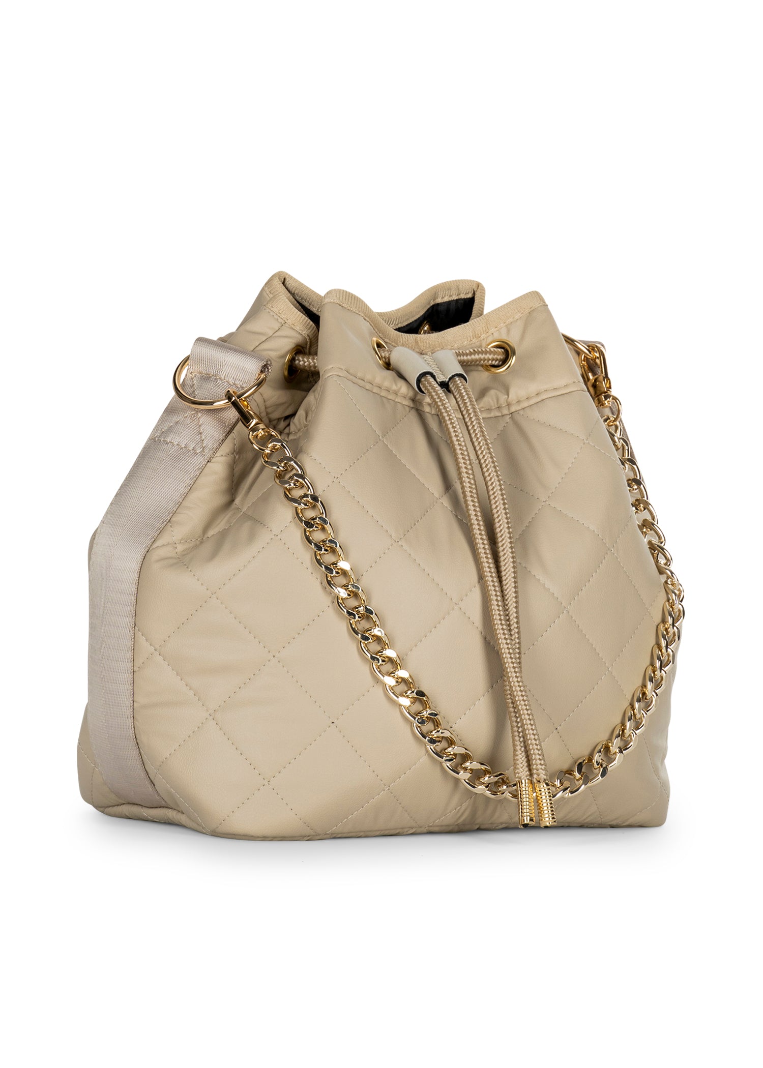 Lindsey Buff Puffer Bucket Bag