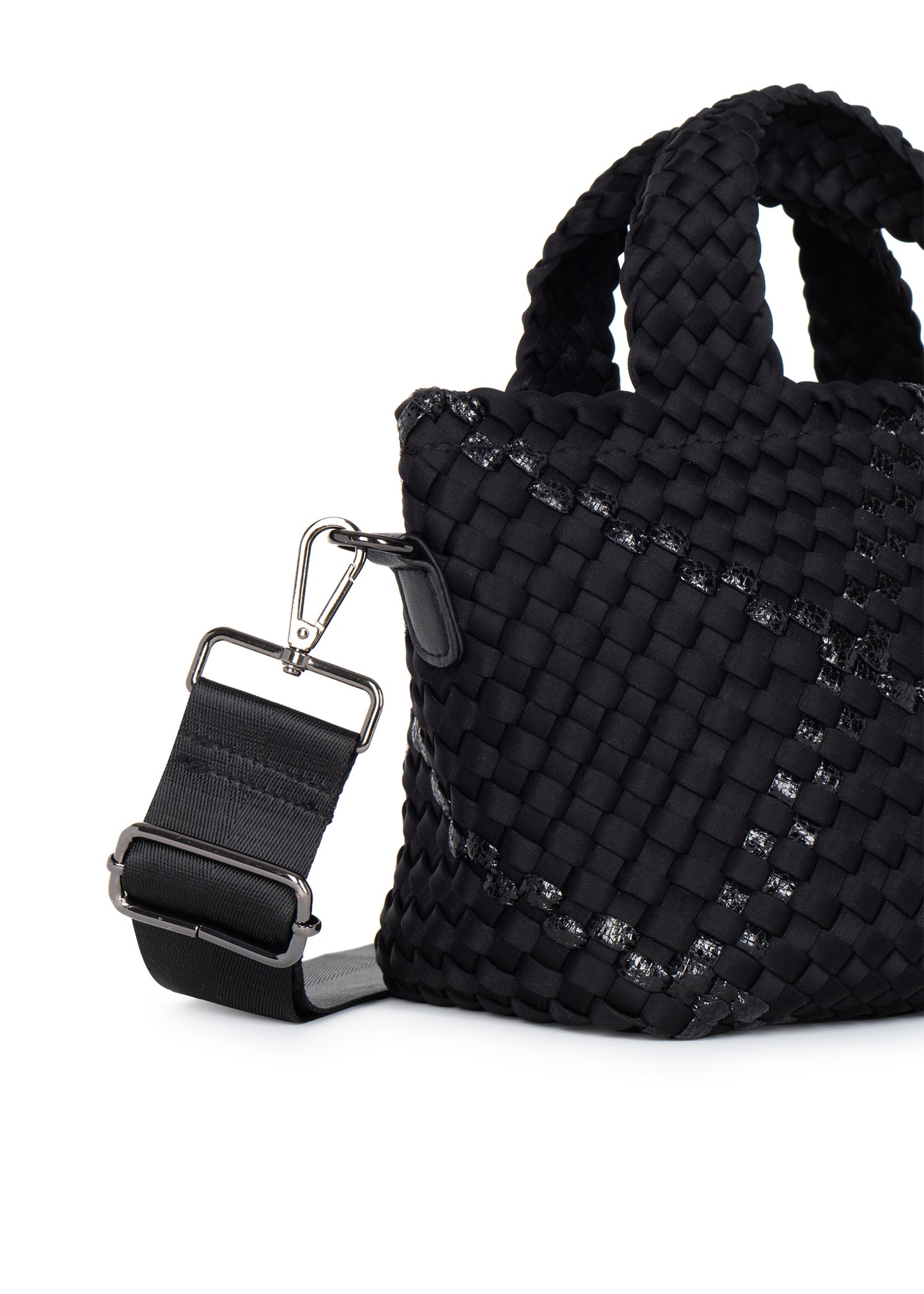 Mark Noir Woven Mini Tote