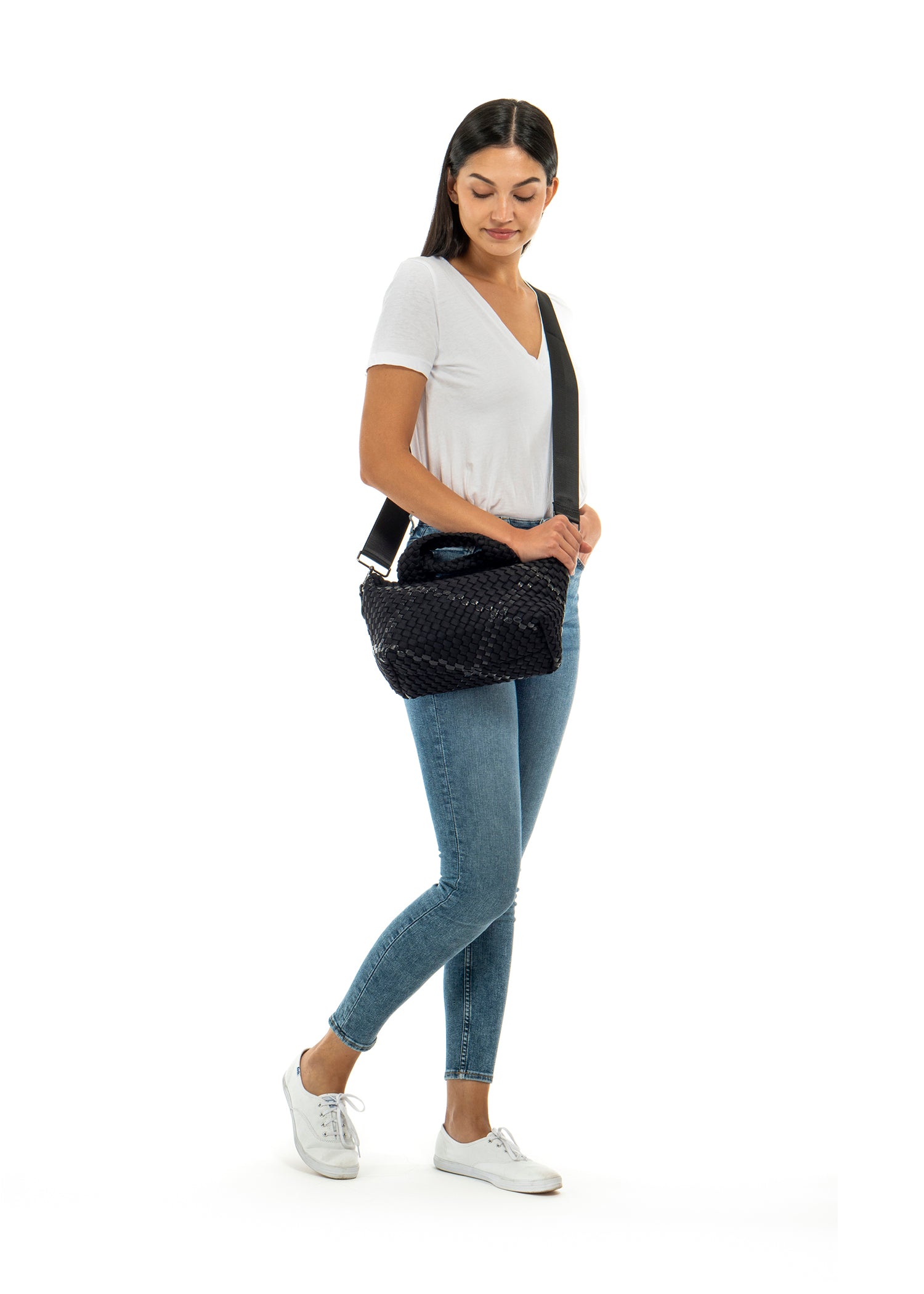 Mark Noir Woven mini tote