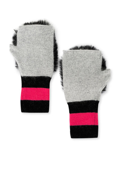 Crosstown Fluff Fingerless Glove - FINAL SALE