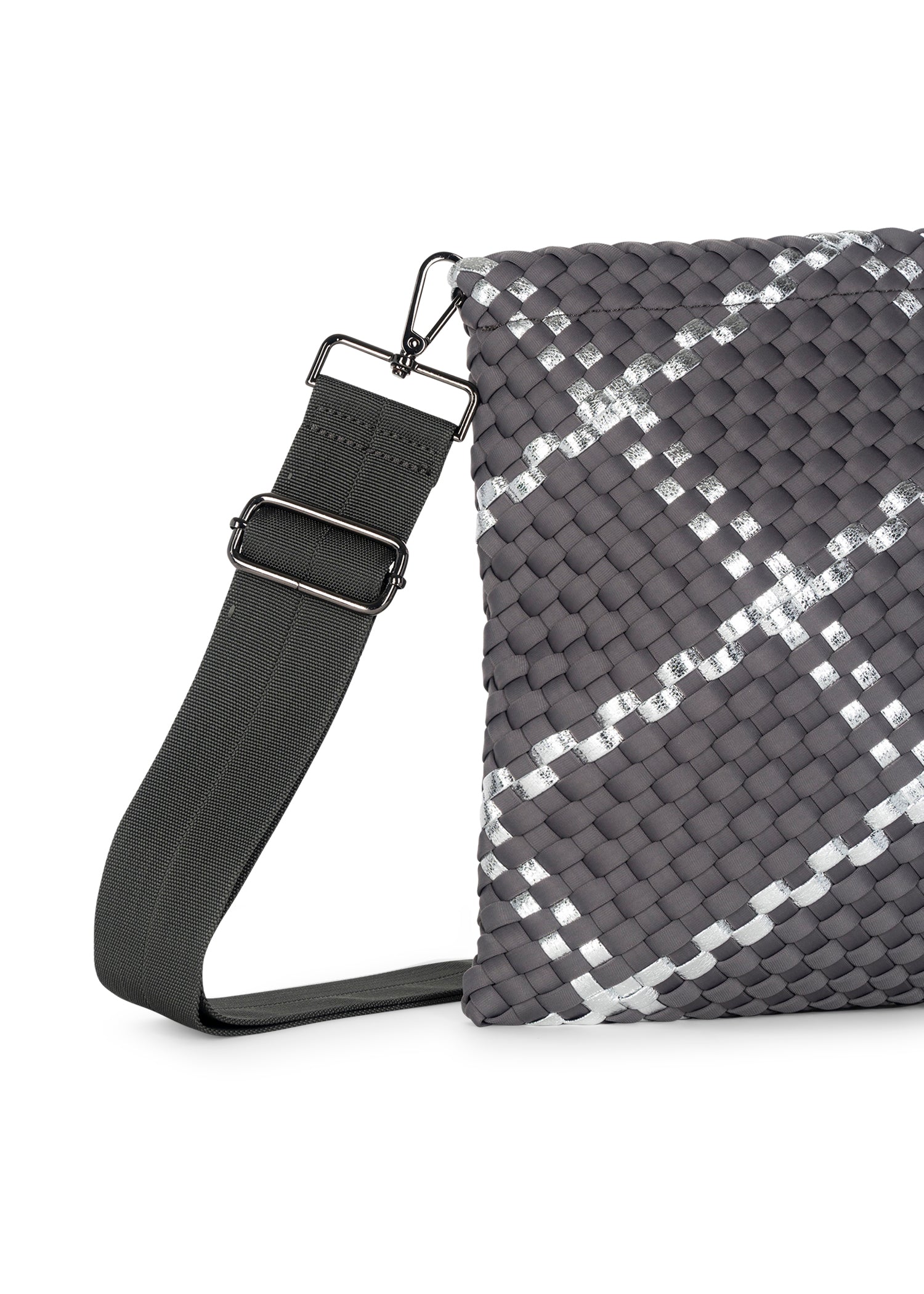 Val Shadow Convertible Woven Crossbody