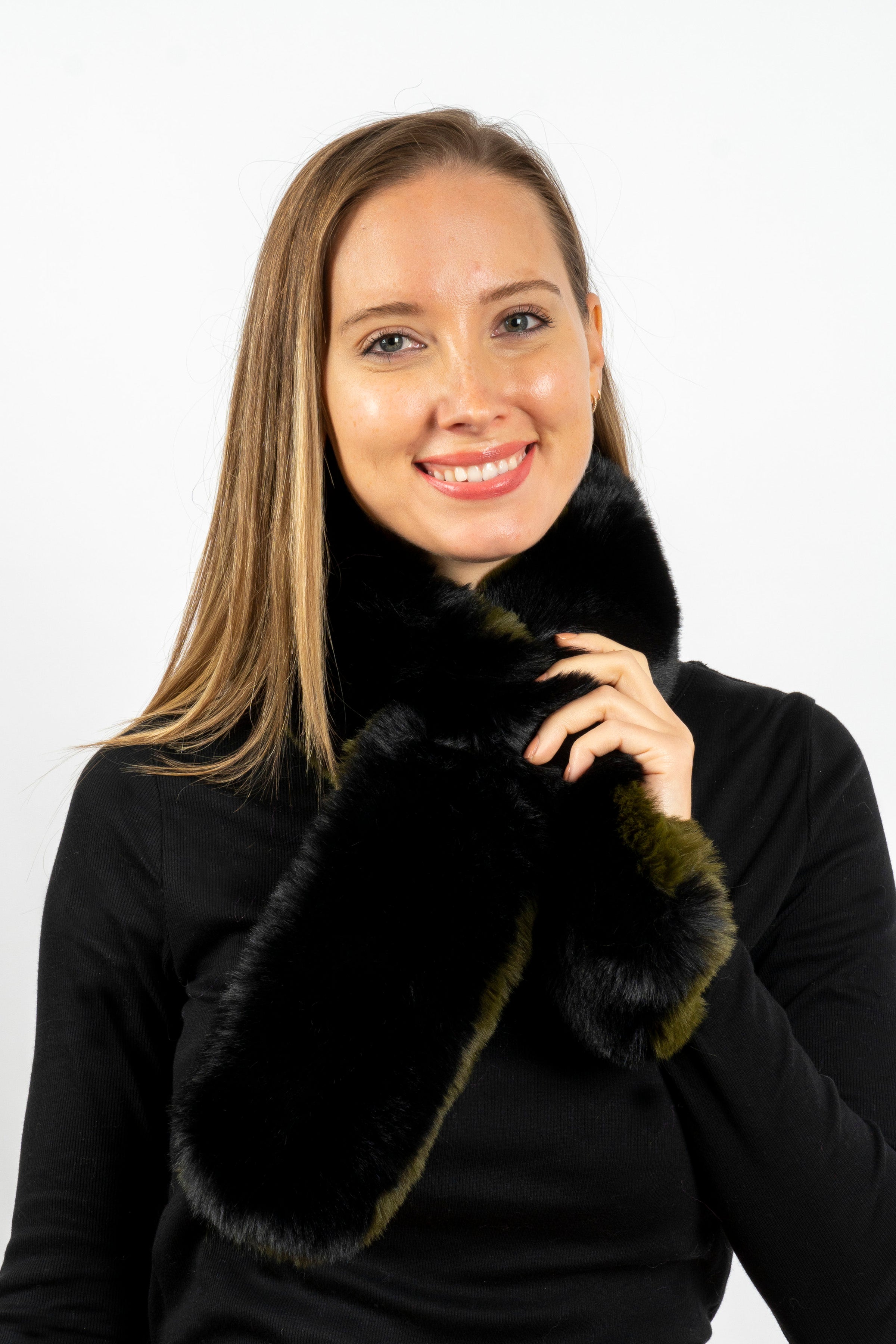whistler scarf faux fur