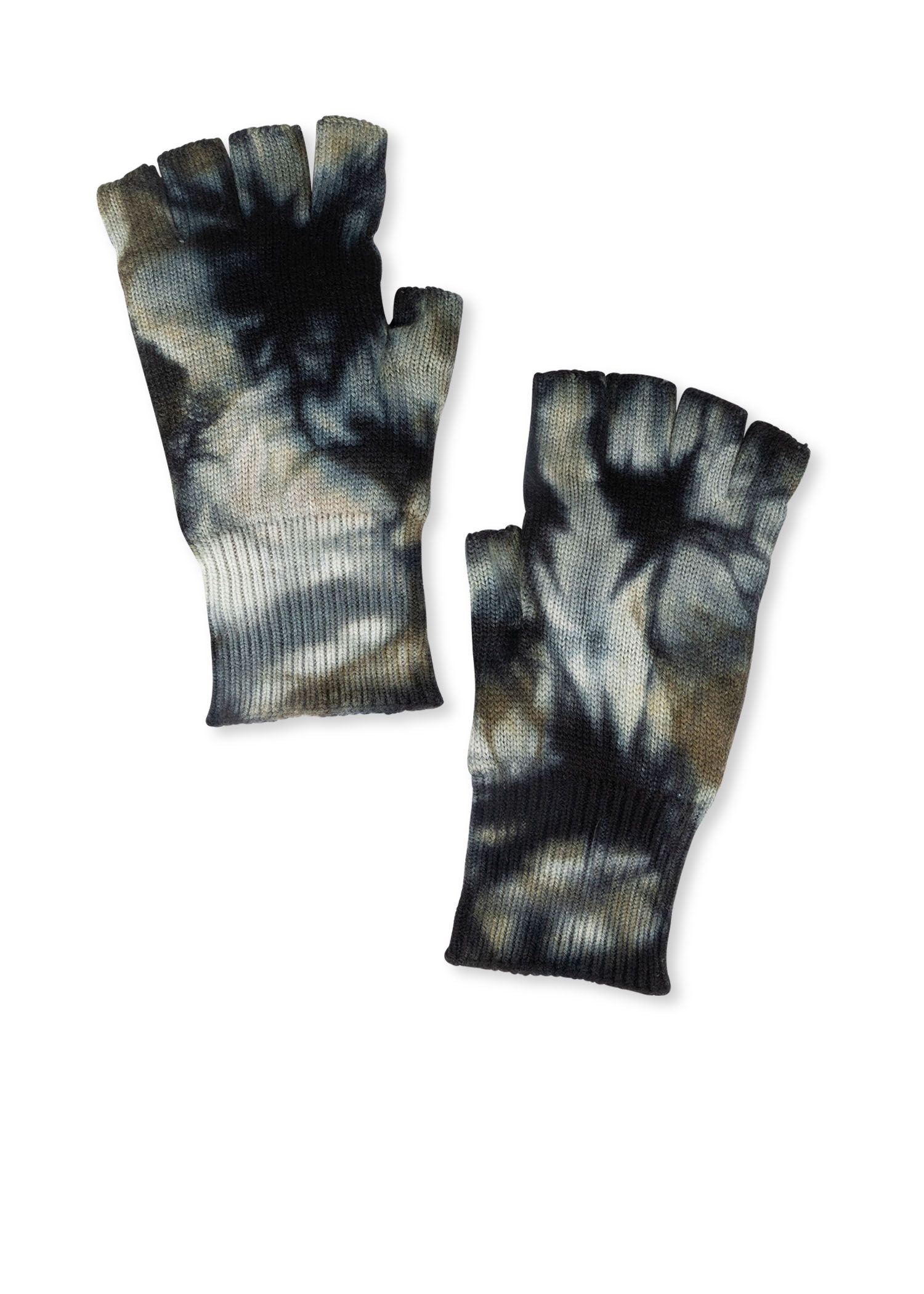 tahoe fingerless glove army/black