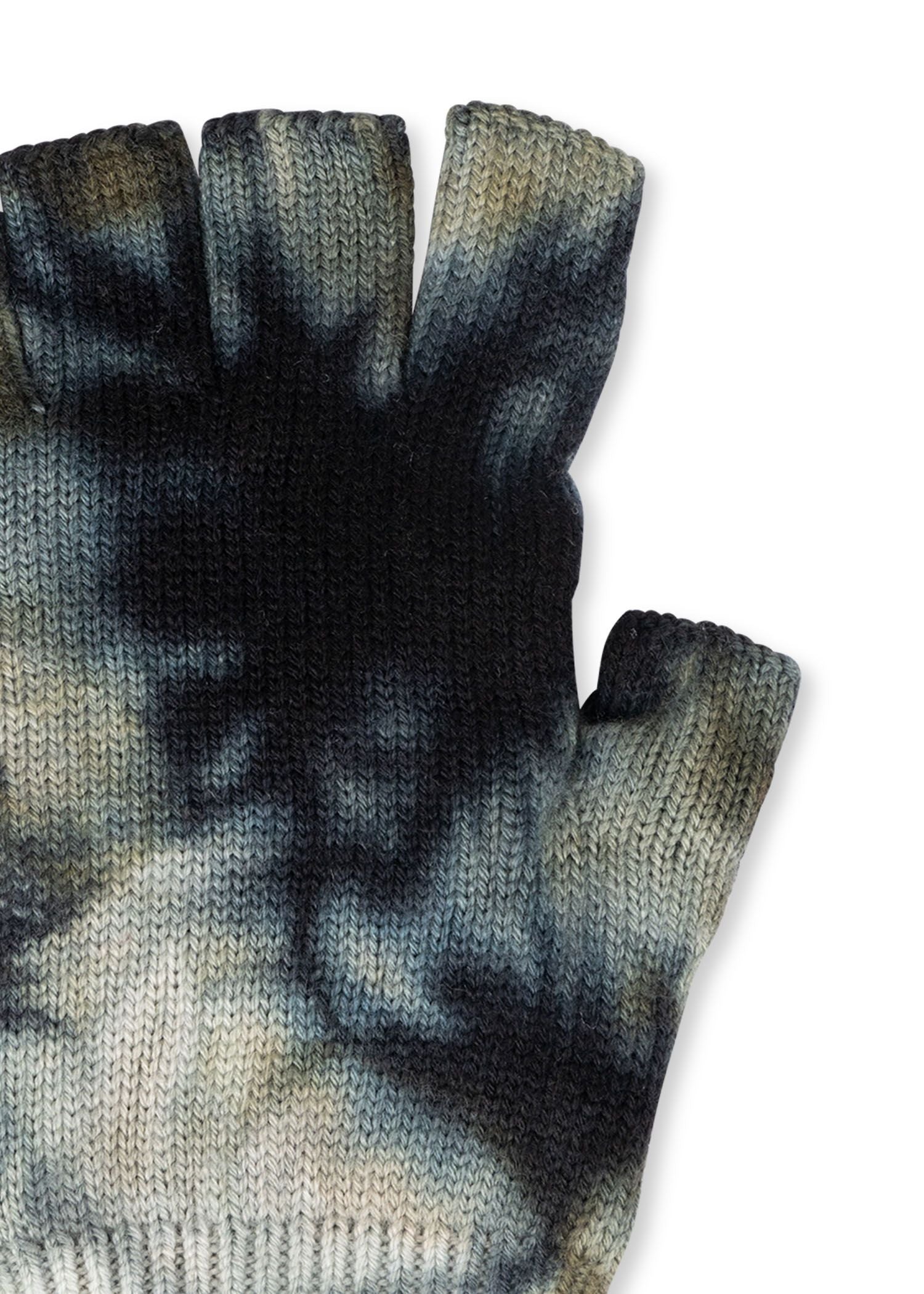 tahoe fingerless glove army/black
