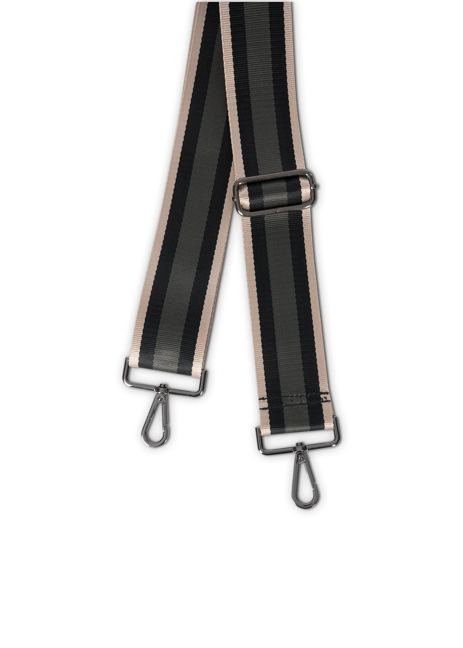 rose gold/black/charcoal handbag strap