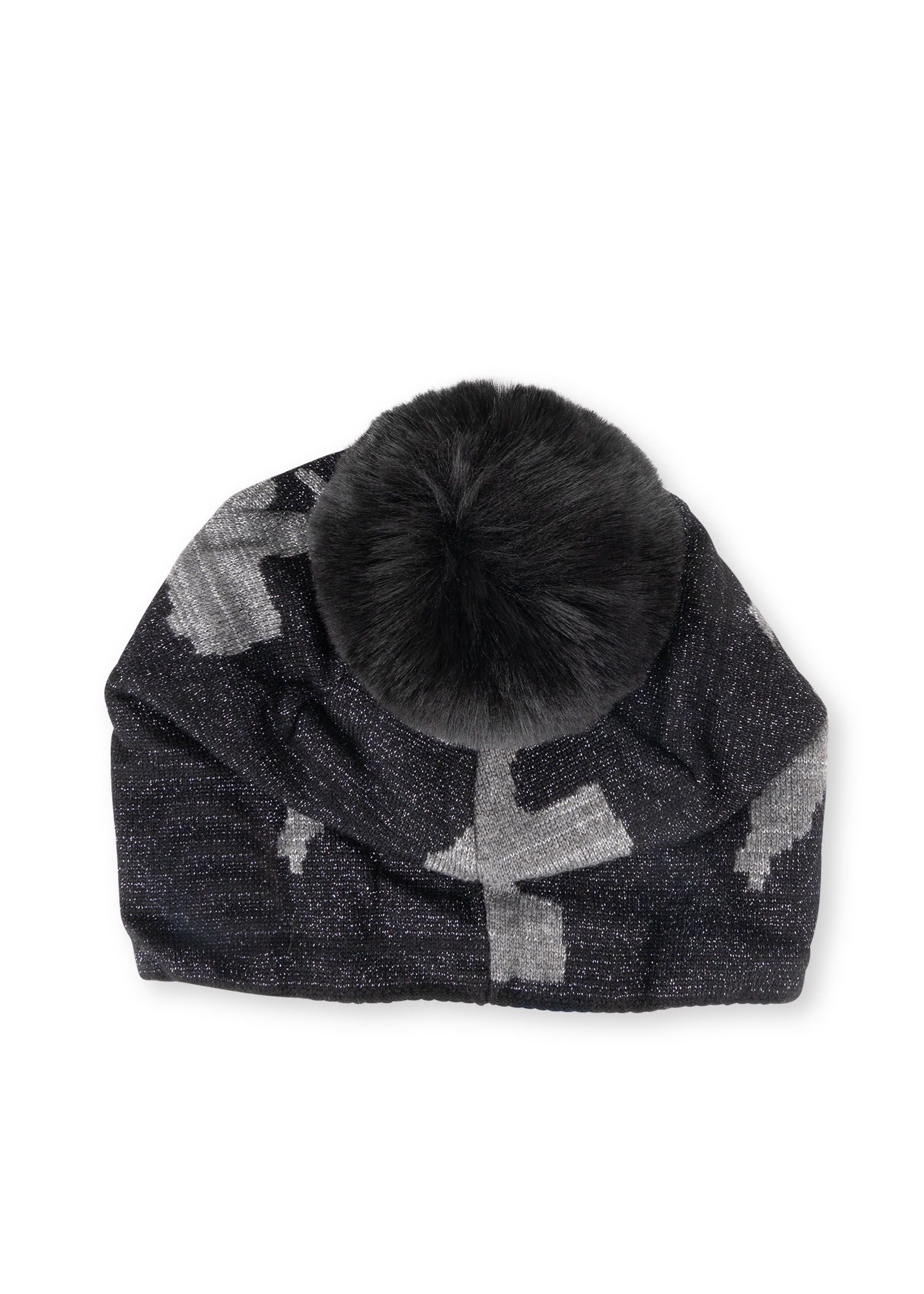 colorado black/gray camo beanie