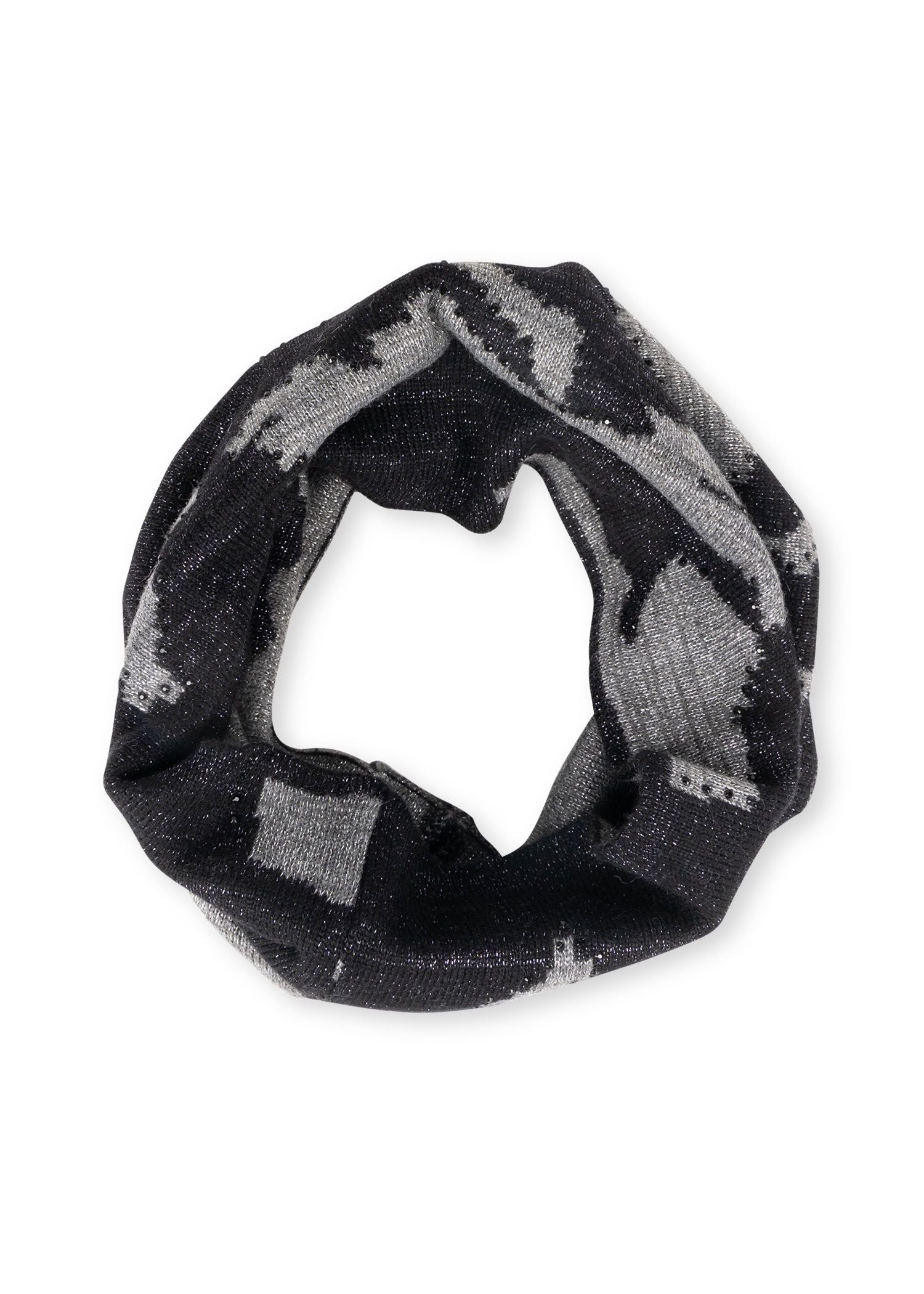 colorado black/gray camo neck warmer