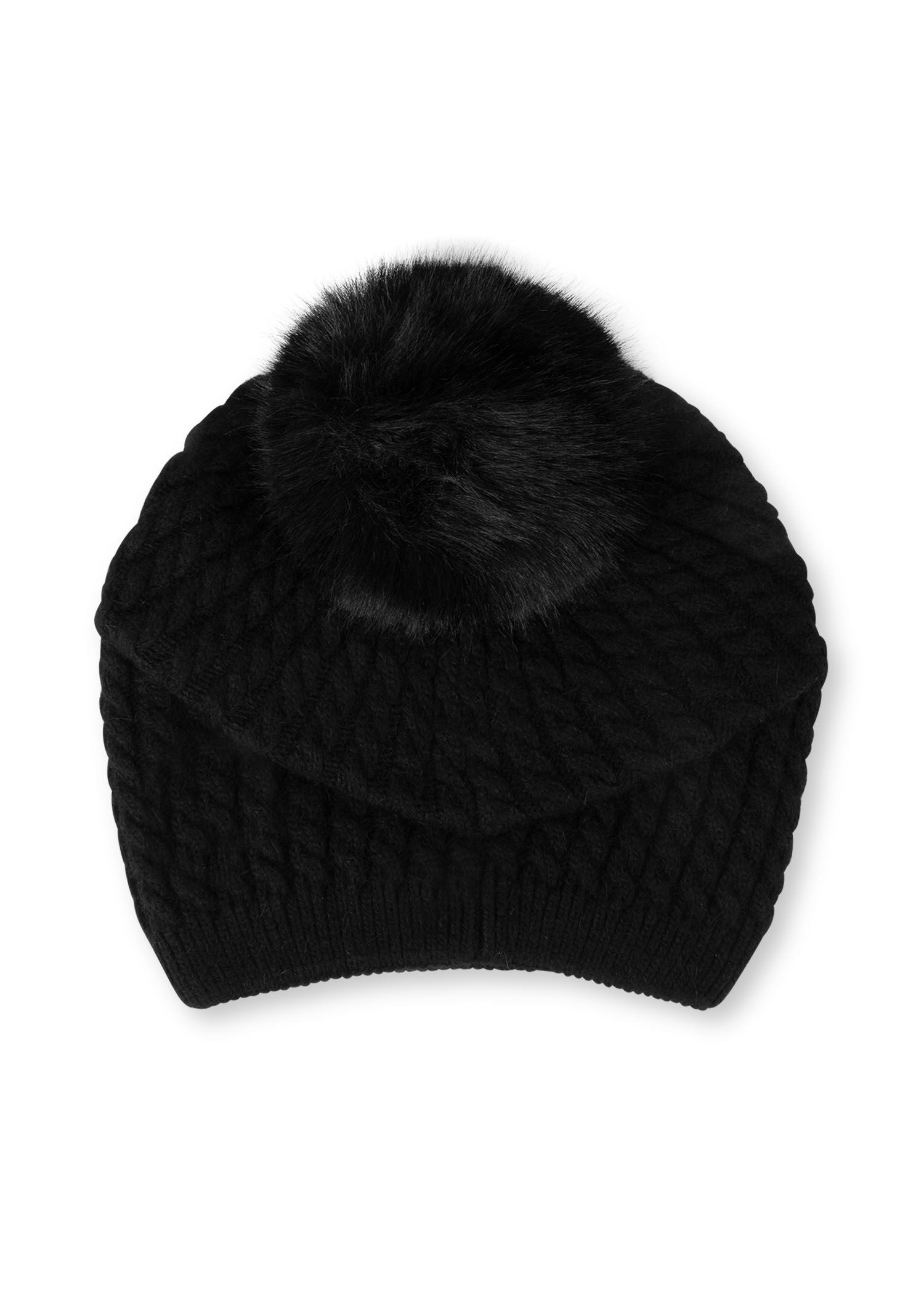 Cabin Cable Hat Black