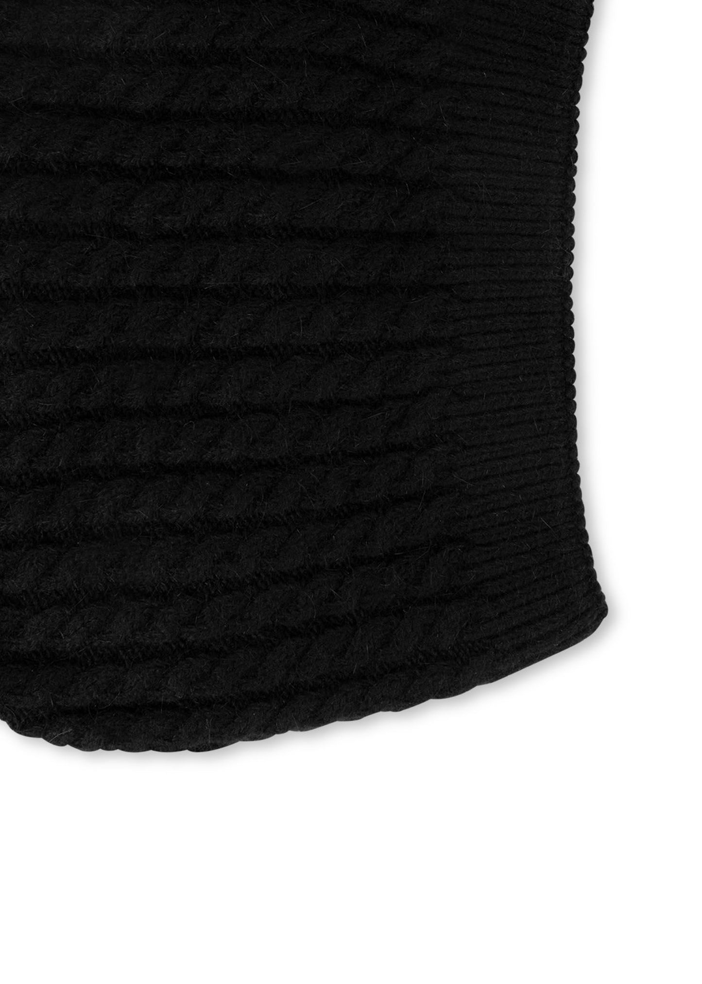 Cabin Cable Hat Black - FINAL SALE