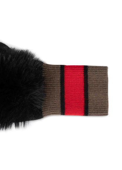 bello fluff fingerless glove